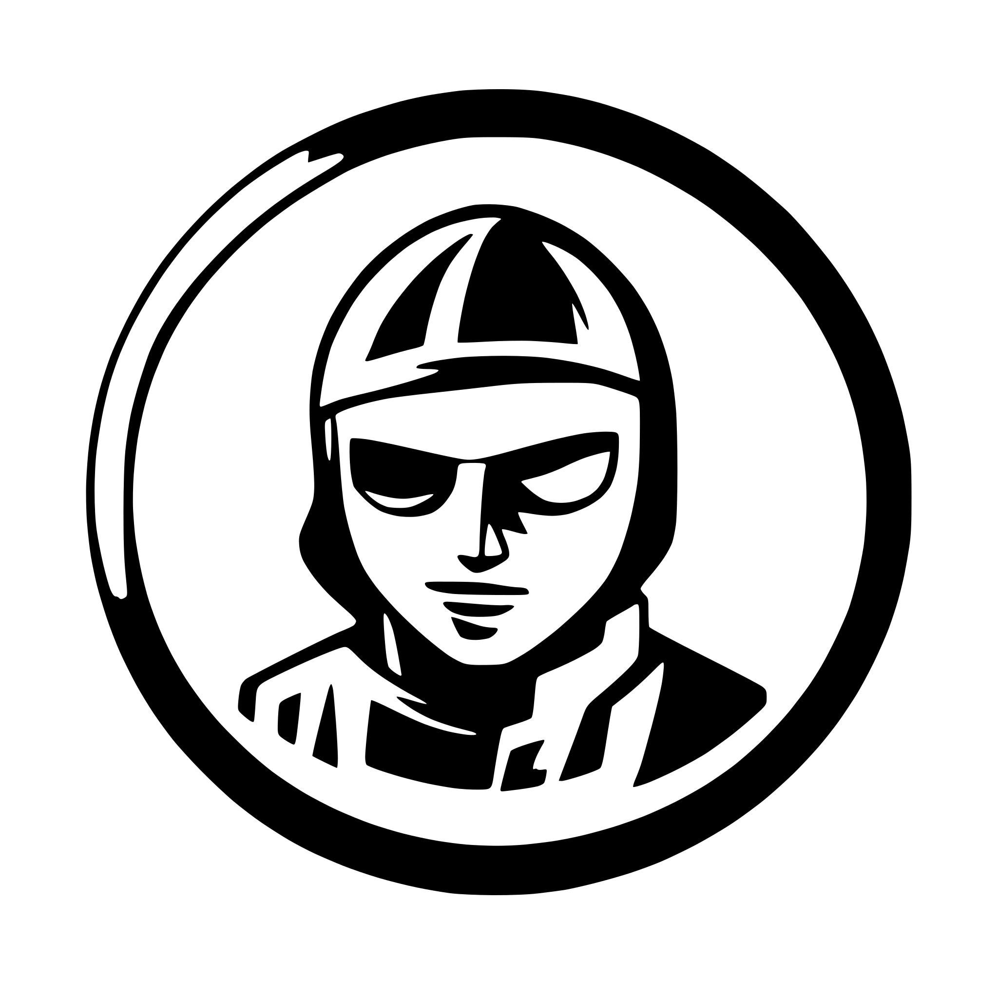 AI-generated SVG of a hacker