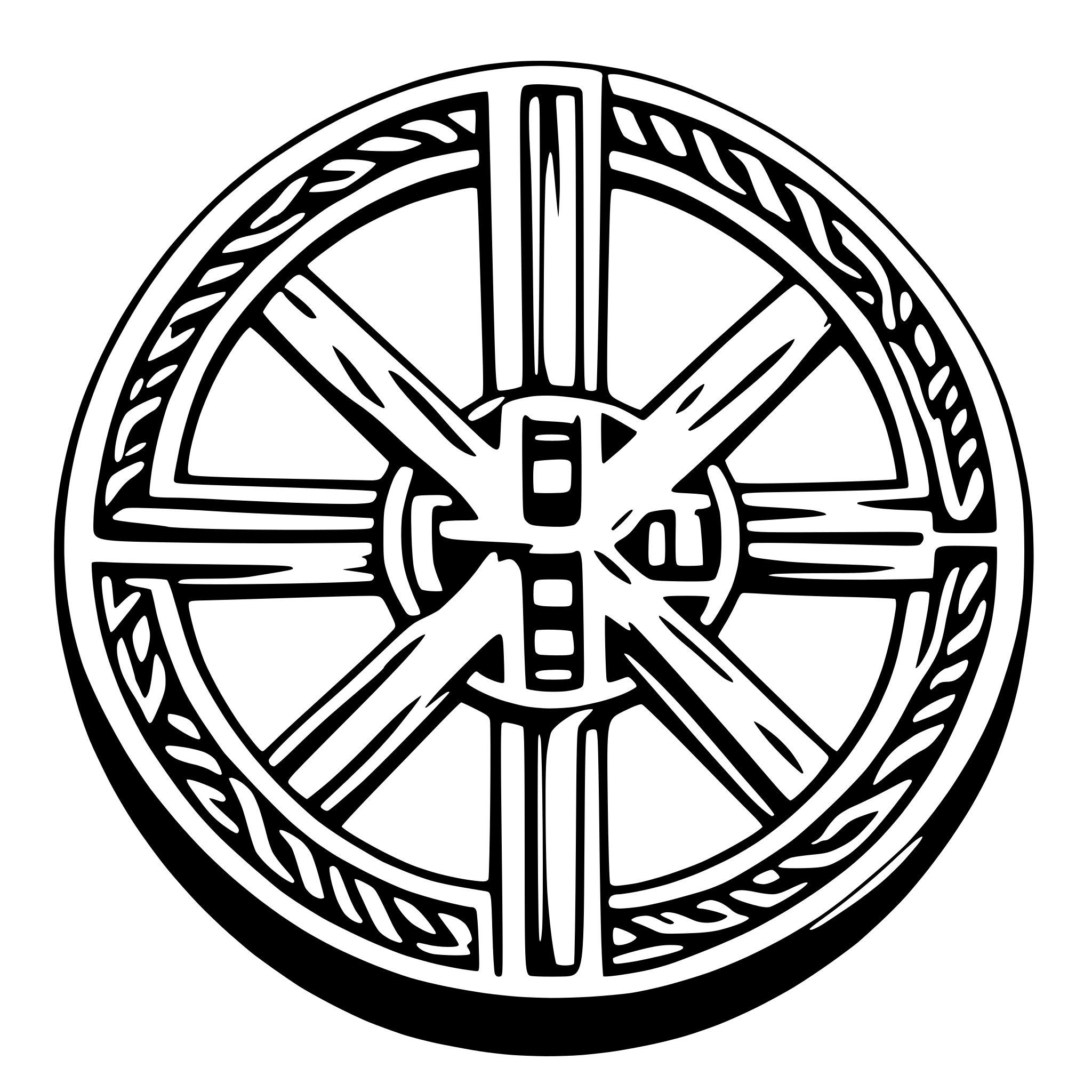 AI-generated SVG of 'coin celte'