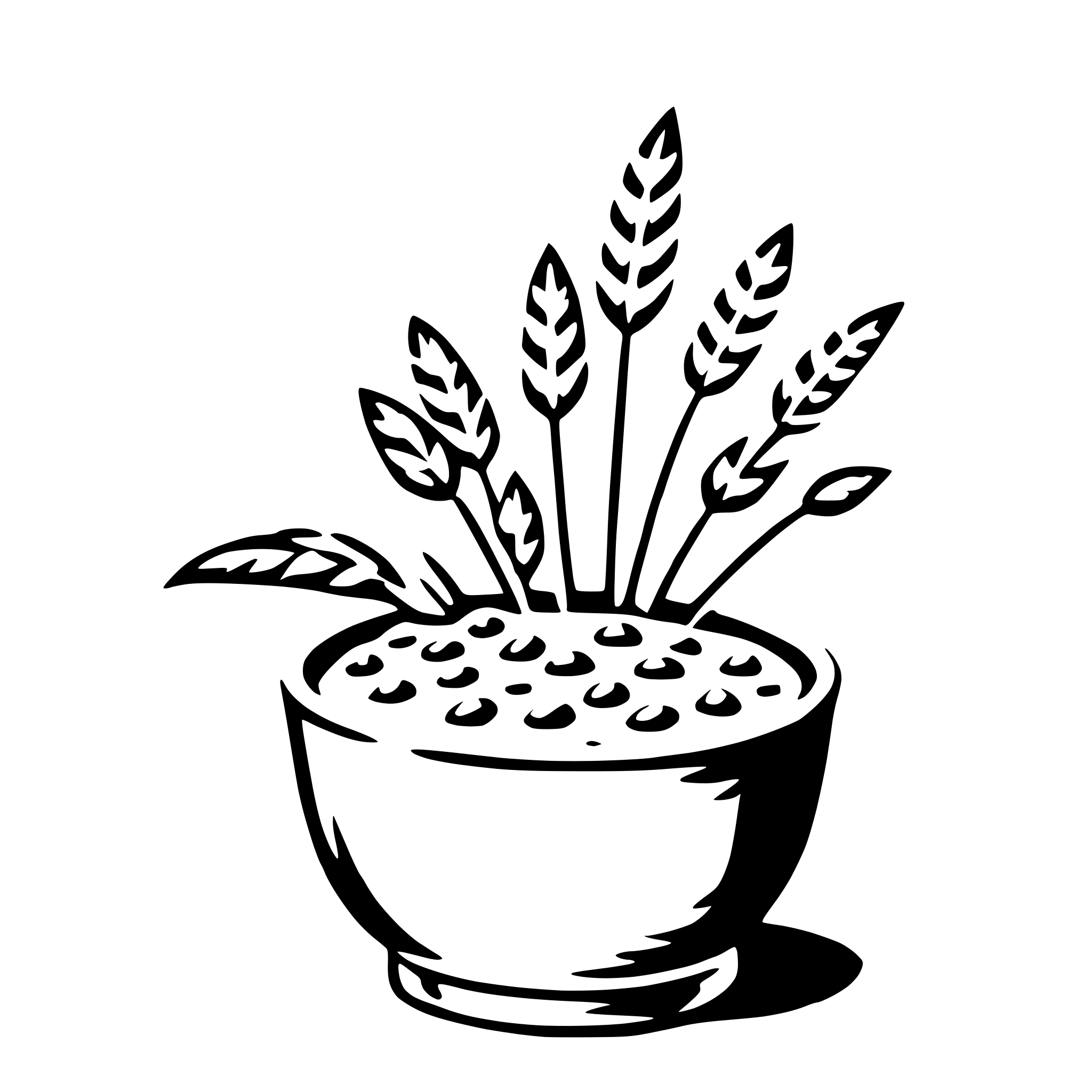 AI-generated SVG of a oats