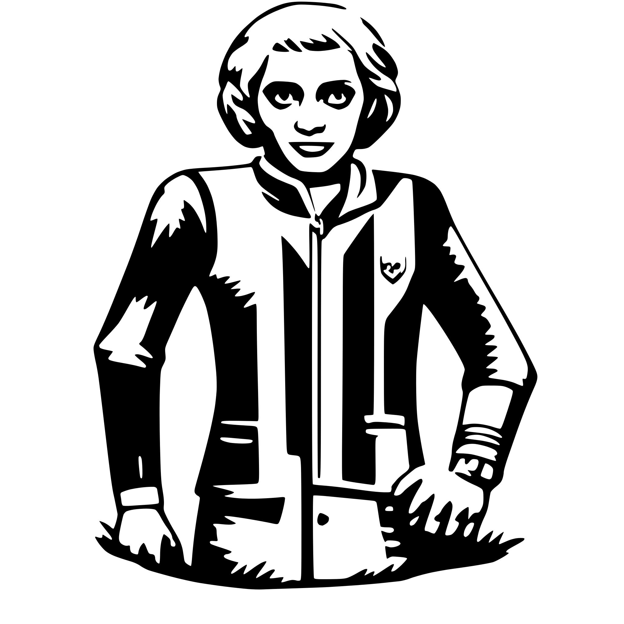 AI-generated SVG of 'funny golf shirt design'