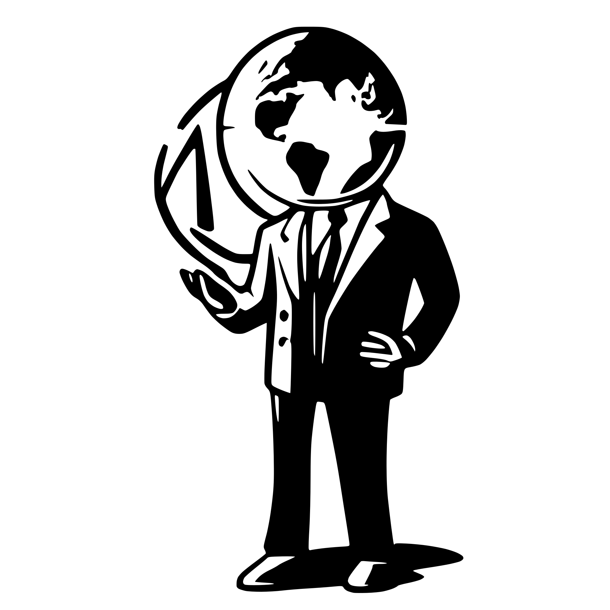 AI-generated SVG of a A detailed black and white vector illustration of a confident business leader standing in front of a stylized world map with highlighted trade connections. Around the figure, subtle elements like documents, a globe, financial charts, and a handshake icon symbolize strategic negotiations and international trade. The style is refined and clean, with fine vector strokes ensuring a professional look. AI-generated SVG of a A detailed black and white vector illustration of a confident business leader standing in front of a stylized world map with highlighted trade connections. Around the figure, subtle elements like documents, a globe, financial charts, and a handshake icon symbolize strategic negotiations and international trade. The style is refined and clean, with fine vector strokes ensuring a professional look.