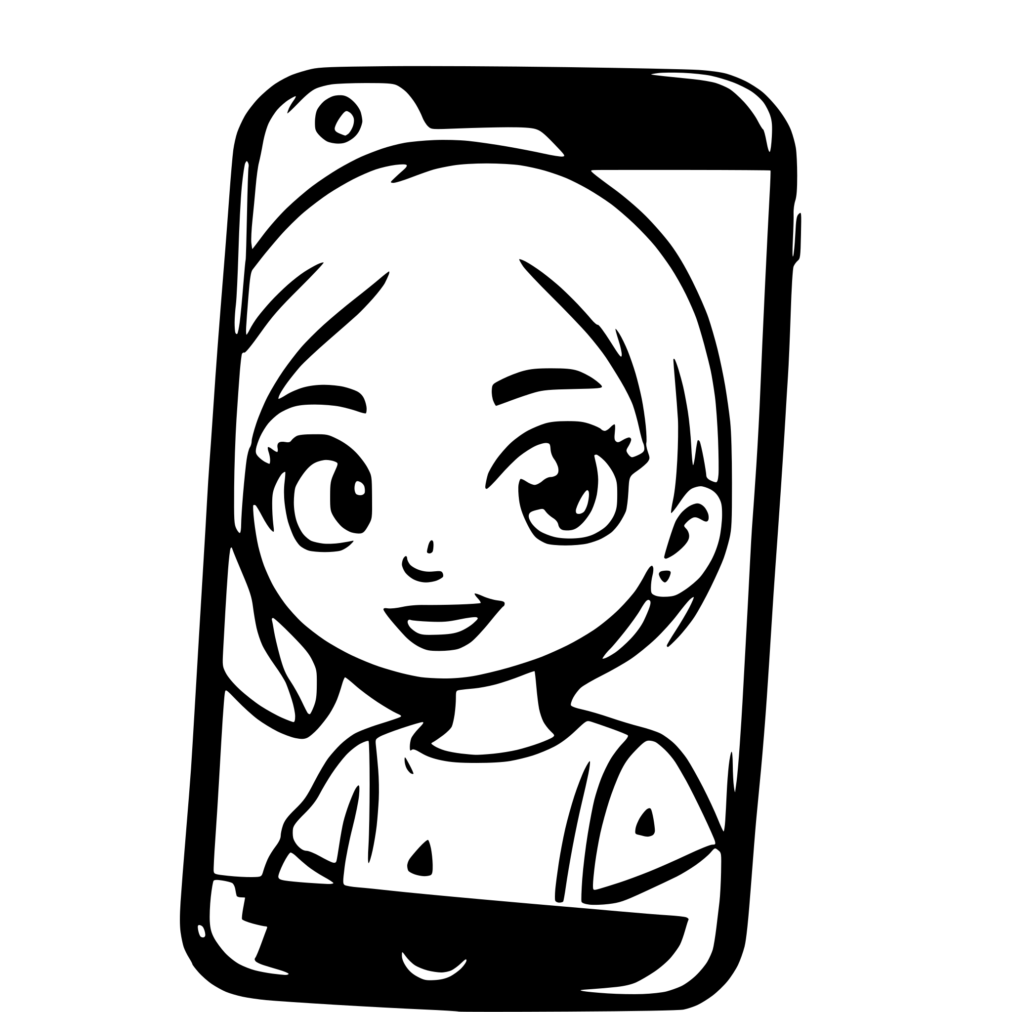 AI-generated SVG of 'iphone screen'