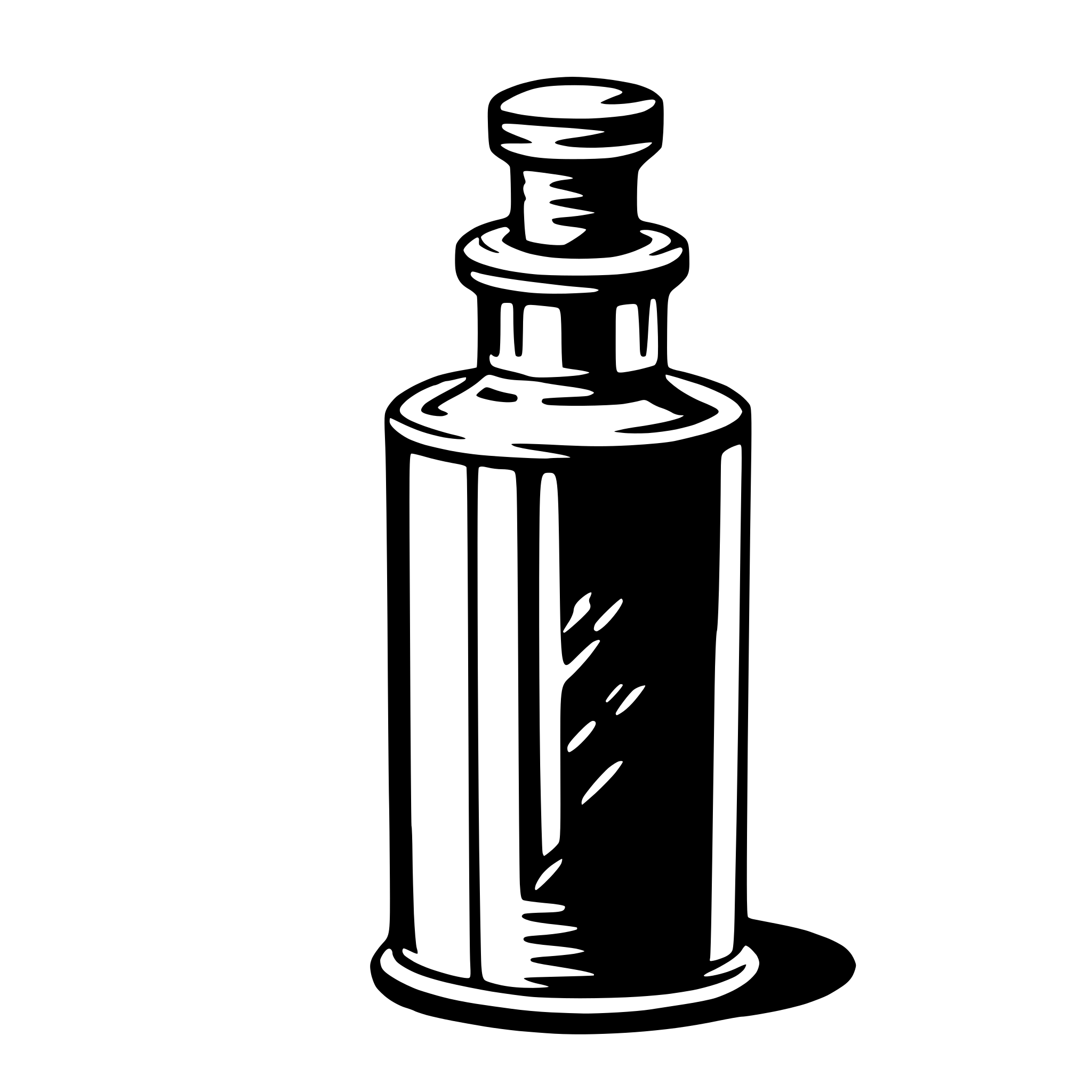 AI-generated SVG of a vial