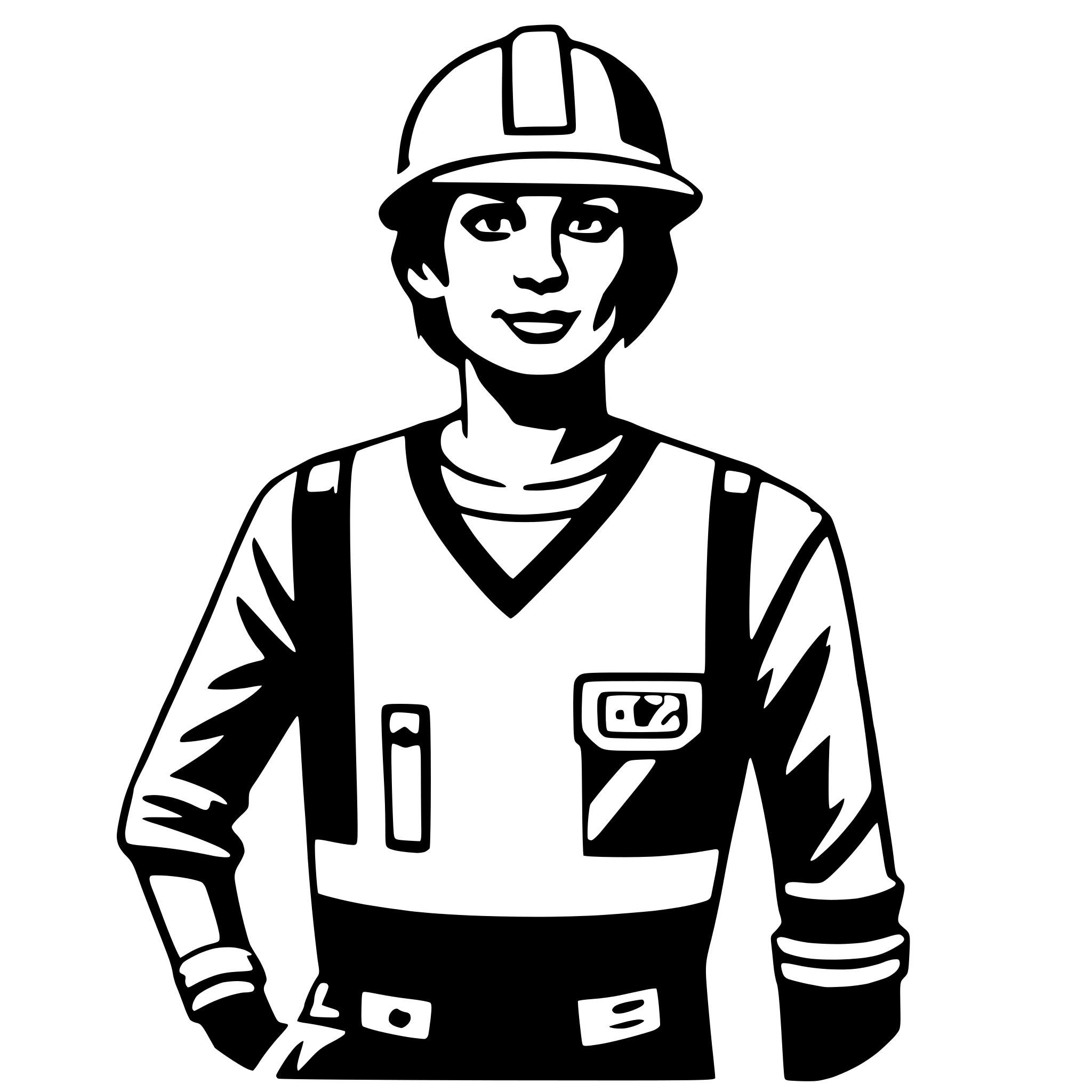 AI-generated SVG of 'construction worker'