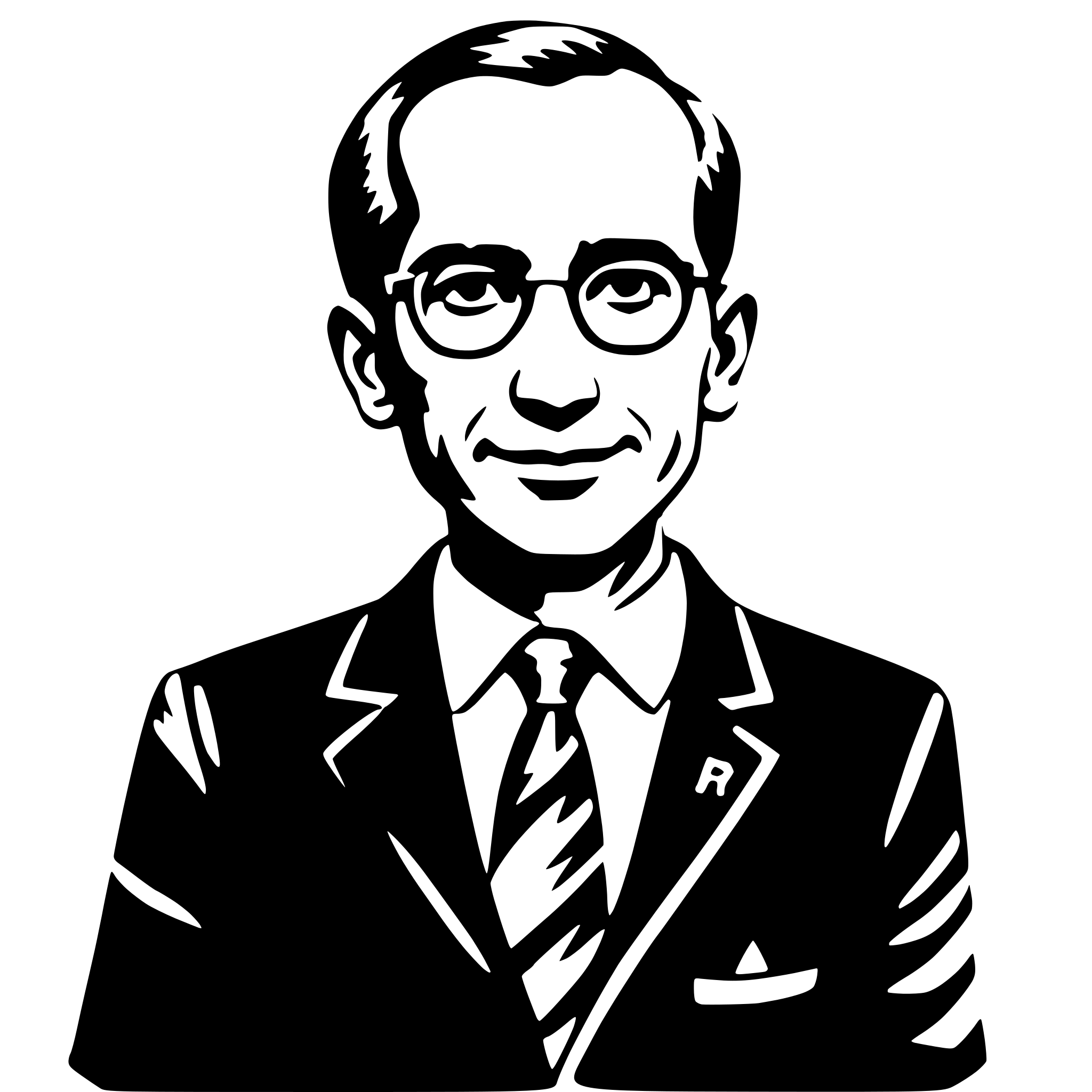AI-generated SVG of 'jonas salk'