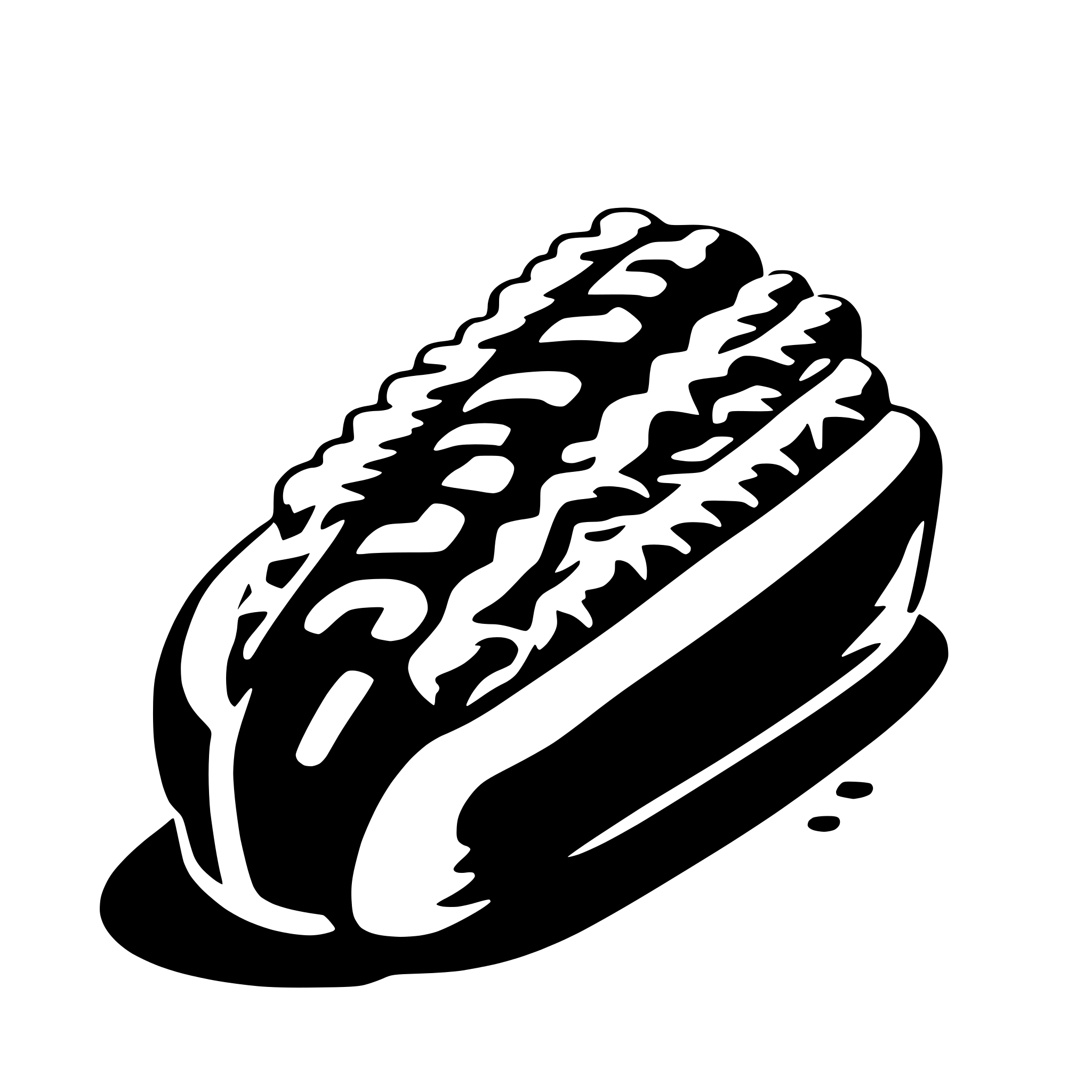 AI-generated SVG of a hot dog