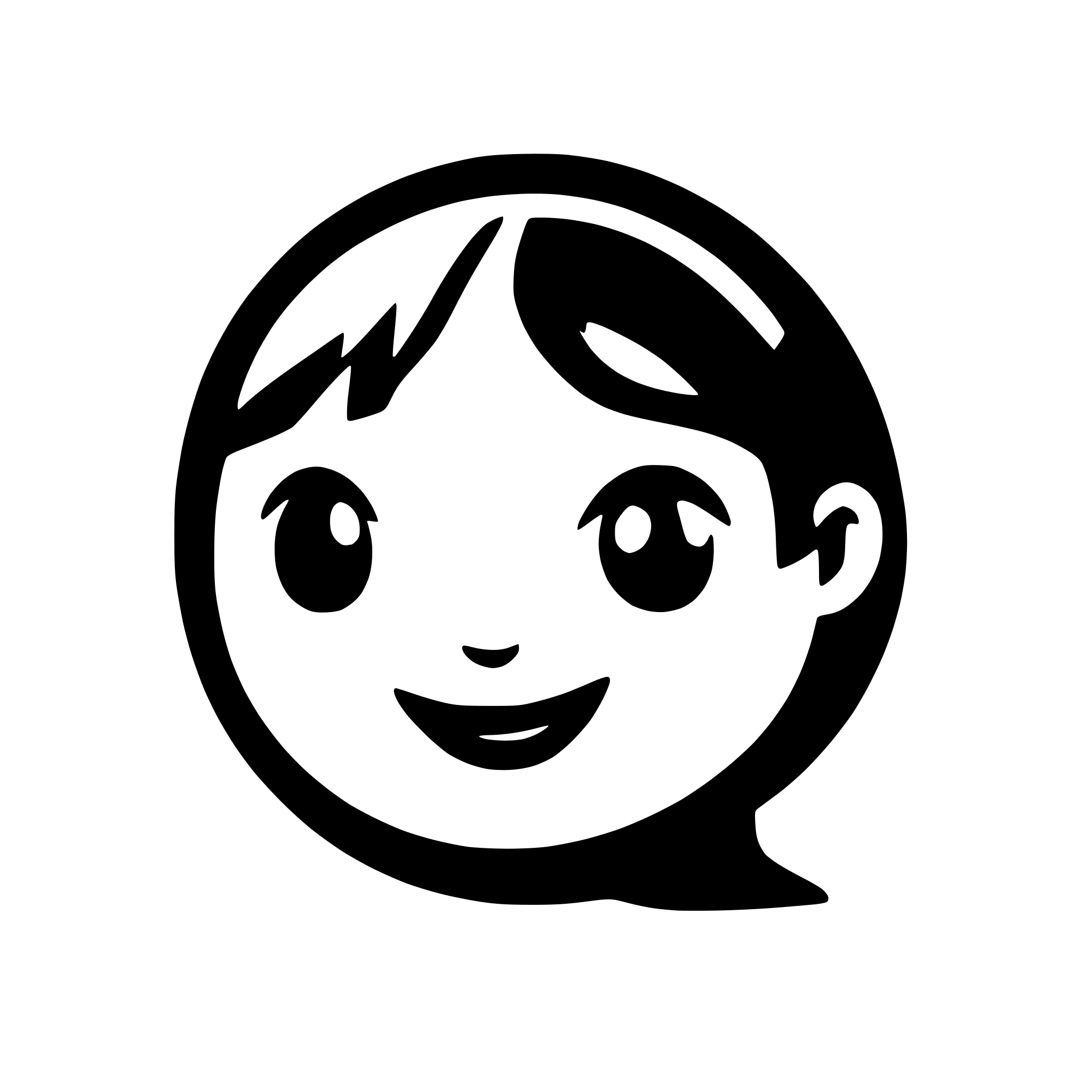 AI-generated SVG of 'Smile icon'