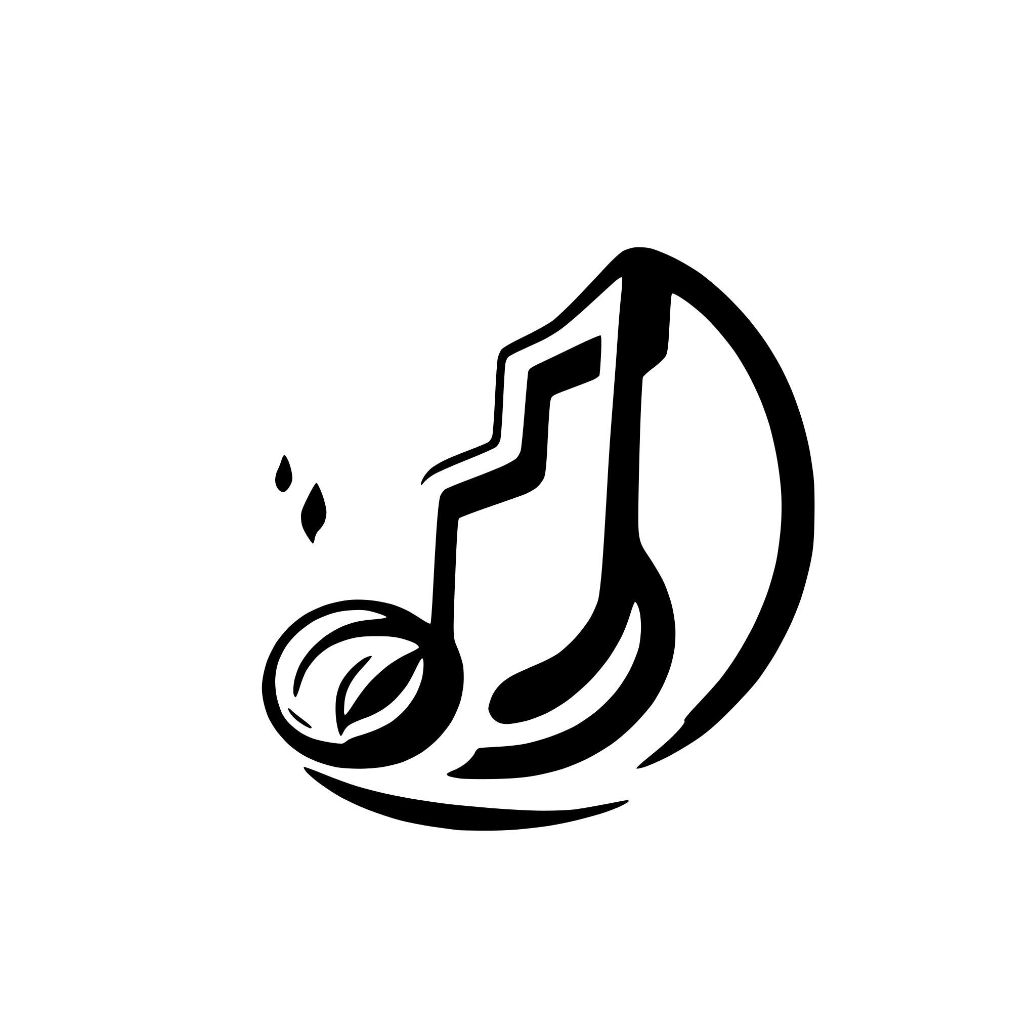 AI-generated SVG of a Musical Note Cute Minimal App Icon
