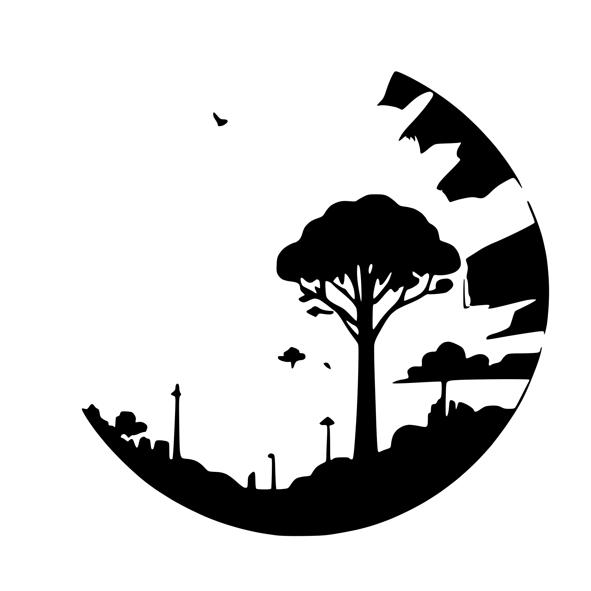 AI-generated SVG of a clouds round image