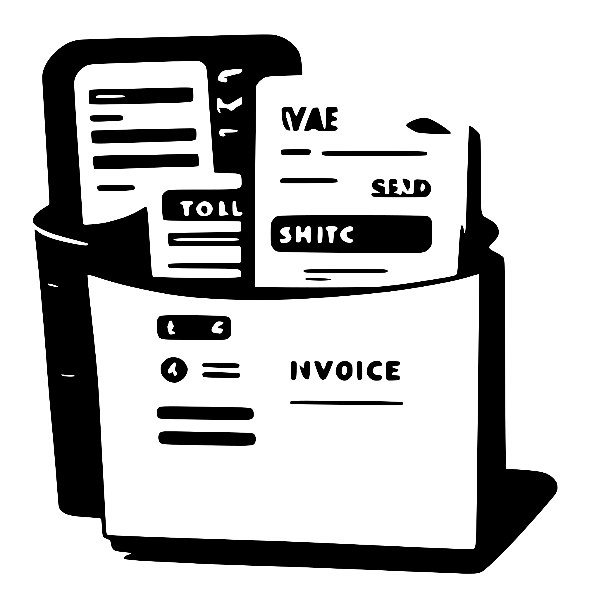 AI-generated SVG of 'send invoice'