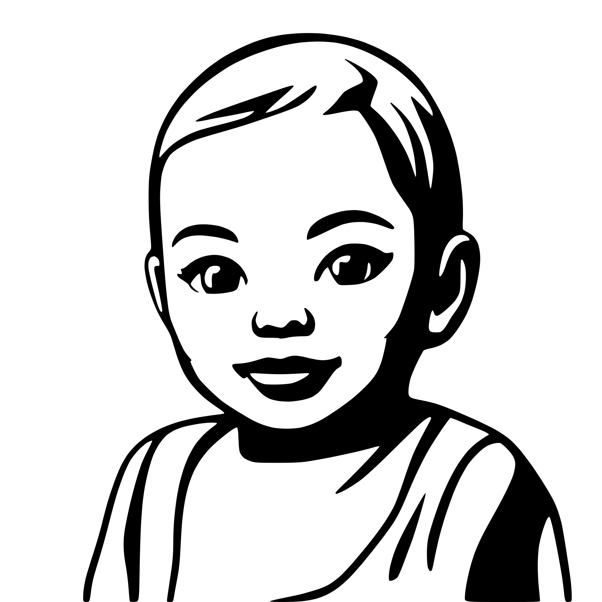 AI-generated SVG of a baby