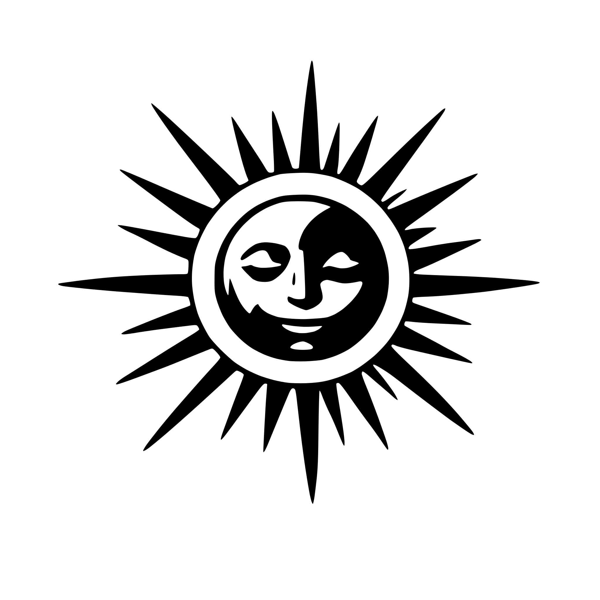 AI-generated SVG of a sun