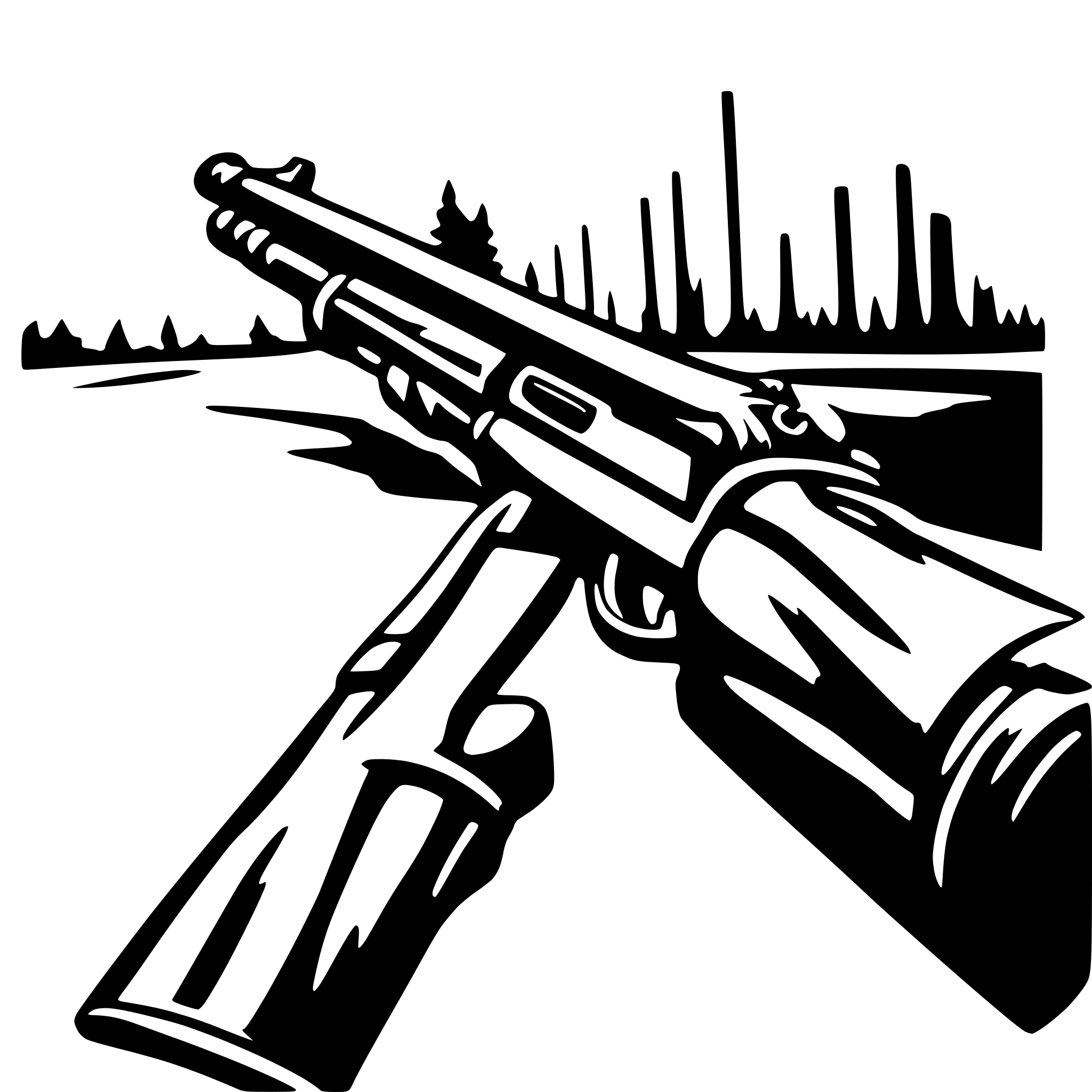 AI-generated SVG of a Shotgun facing camera