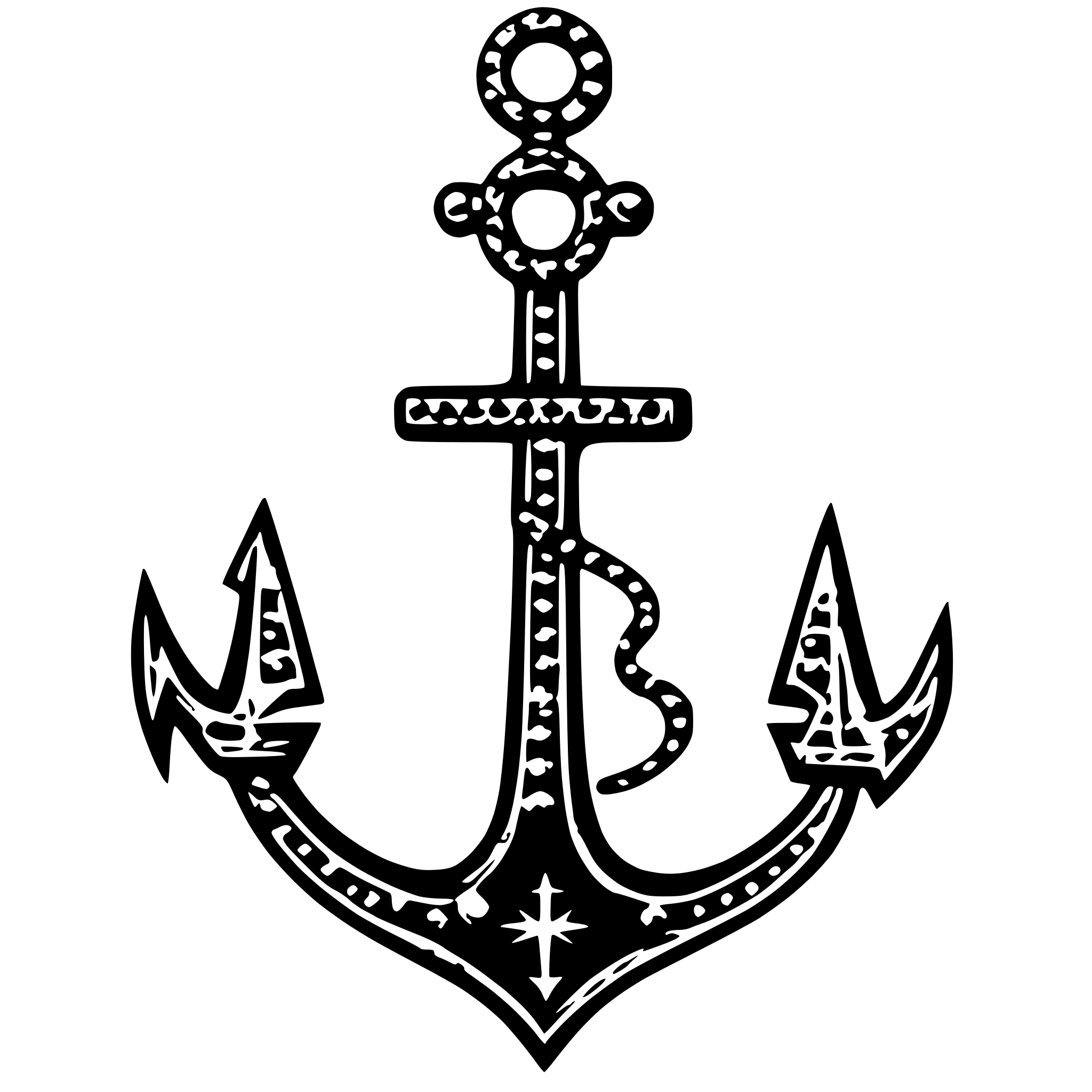 AI-generated SVG of '"Music Vibes River Days 2025", anchor, rhinestone tiara'