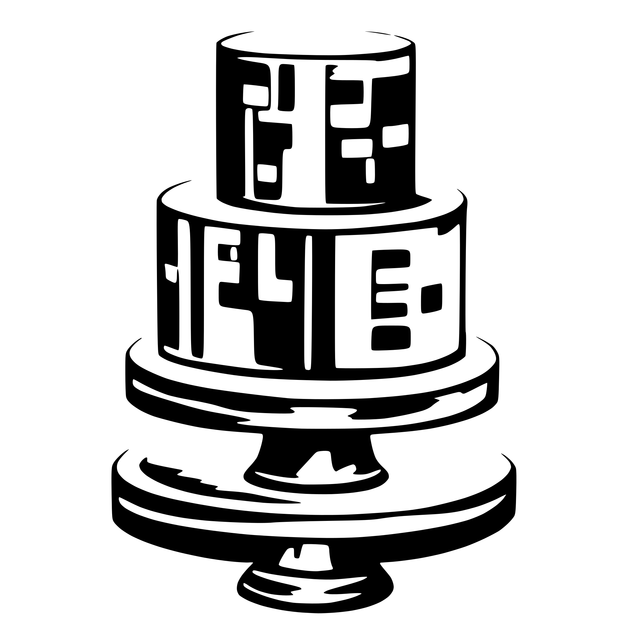 AI-generated SVG of 'classic three tier database'
