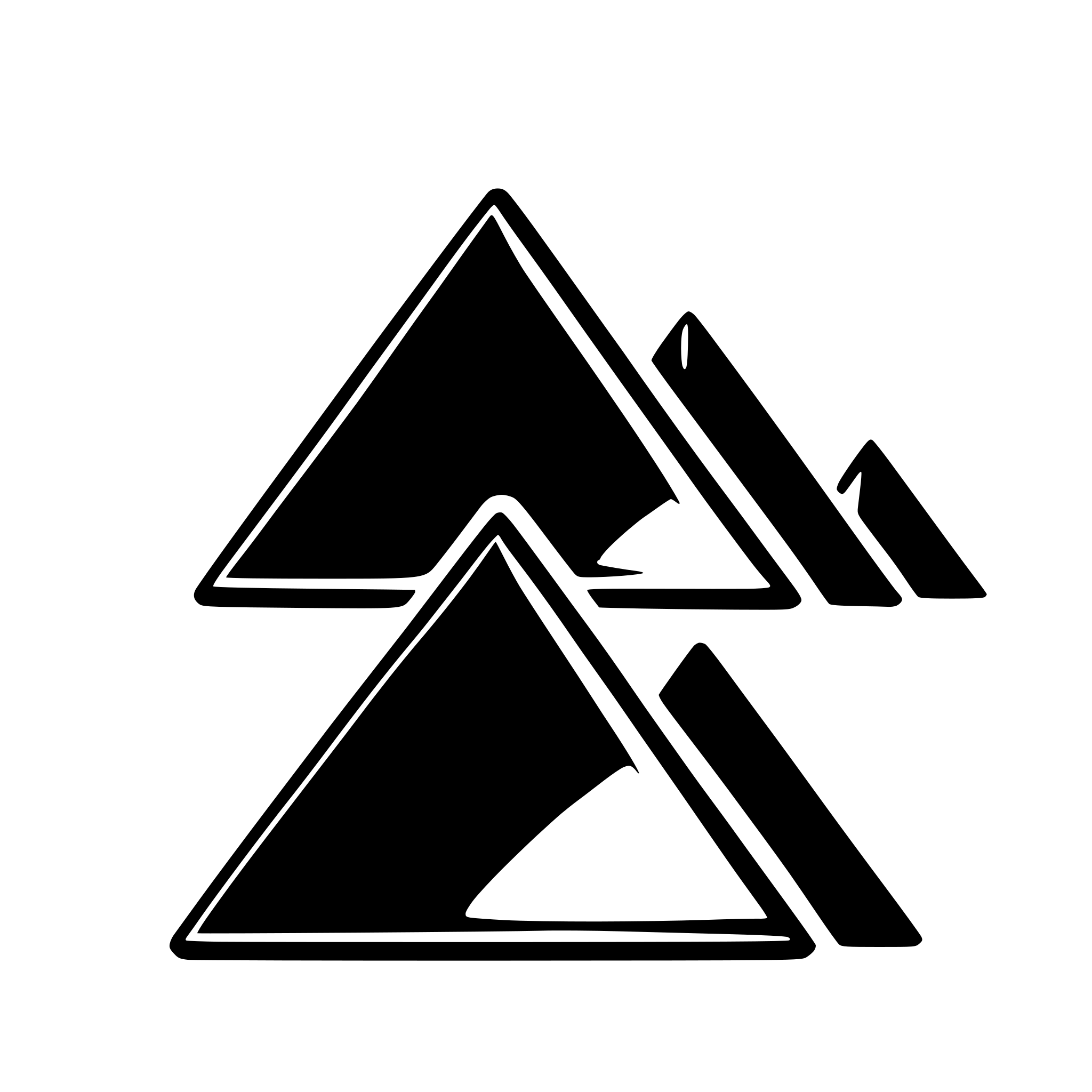 AI-generated SVG of 'Three triangles'