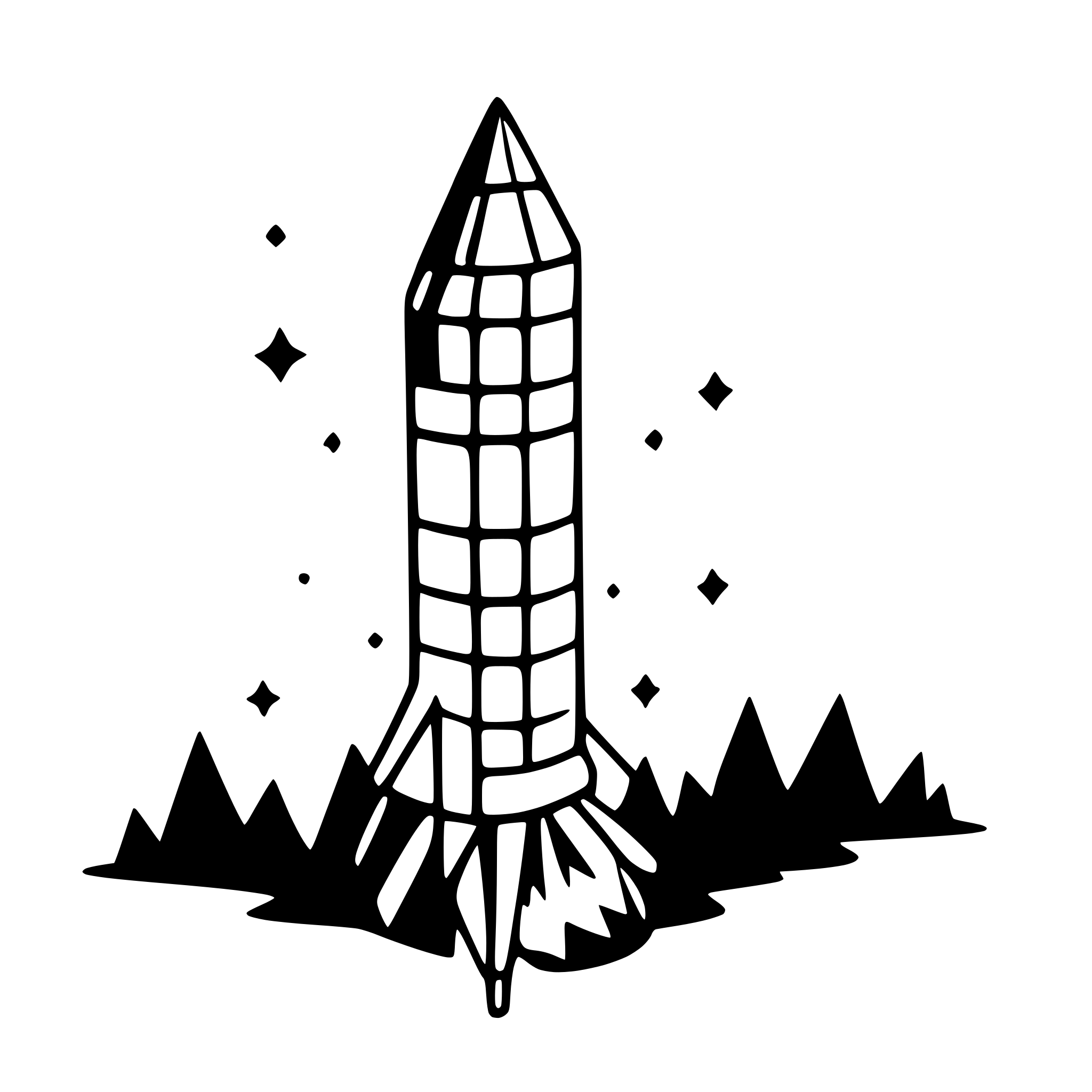 AI-generated SVG of a firework rocket before start with clear backround
