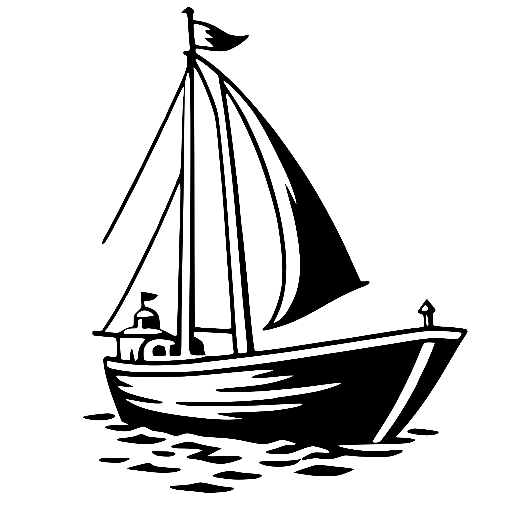 AI-generated SVG of a tangaroa
