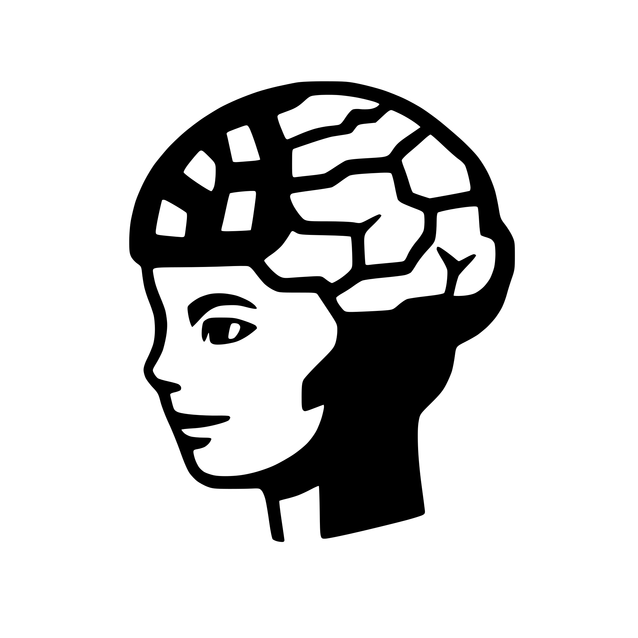 AI-generated SVG of a brain