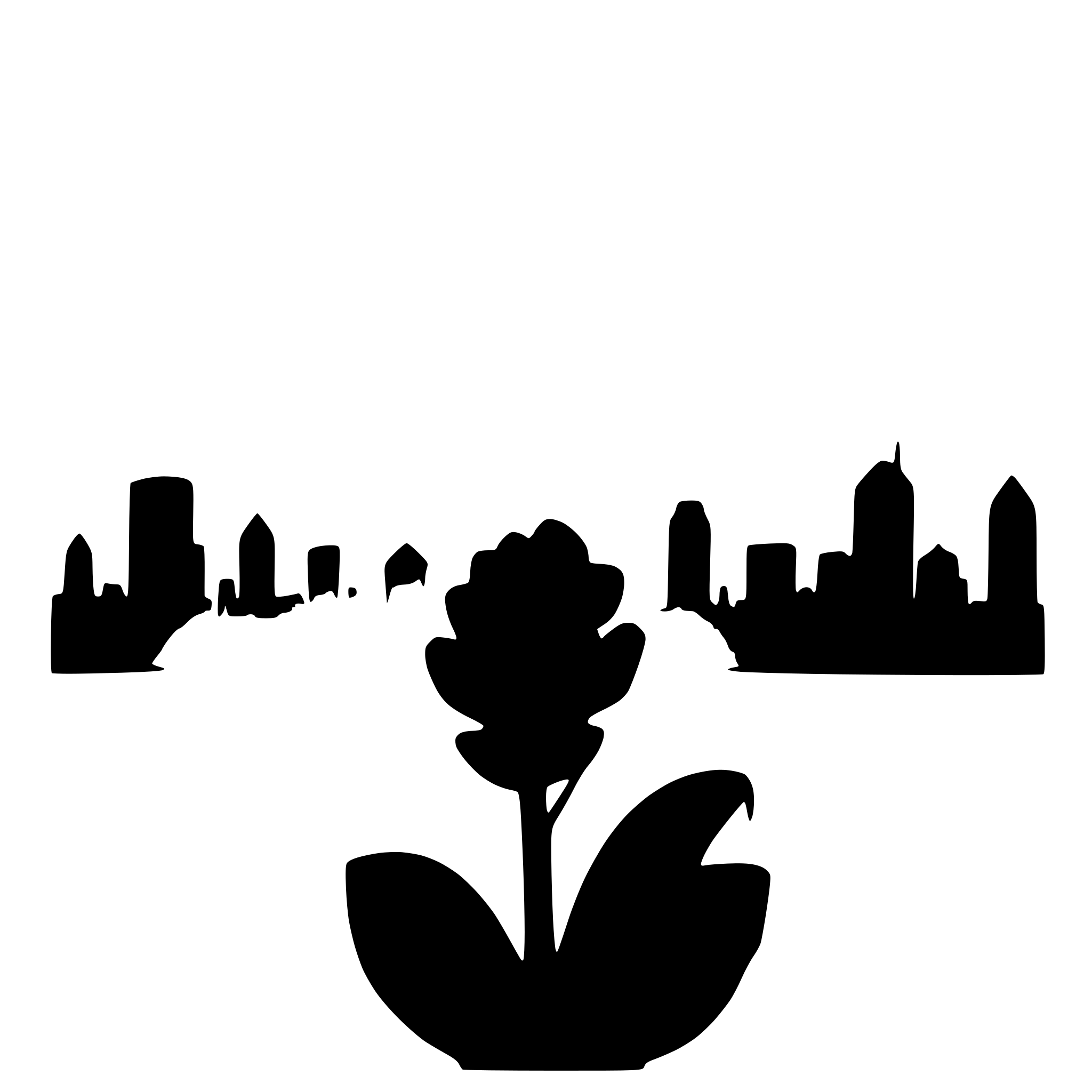 AI-generated SVG of a create silhouette of kansas city skyline