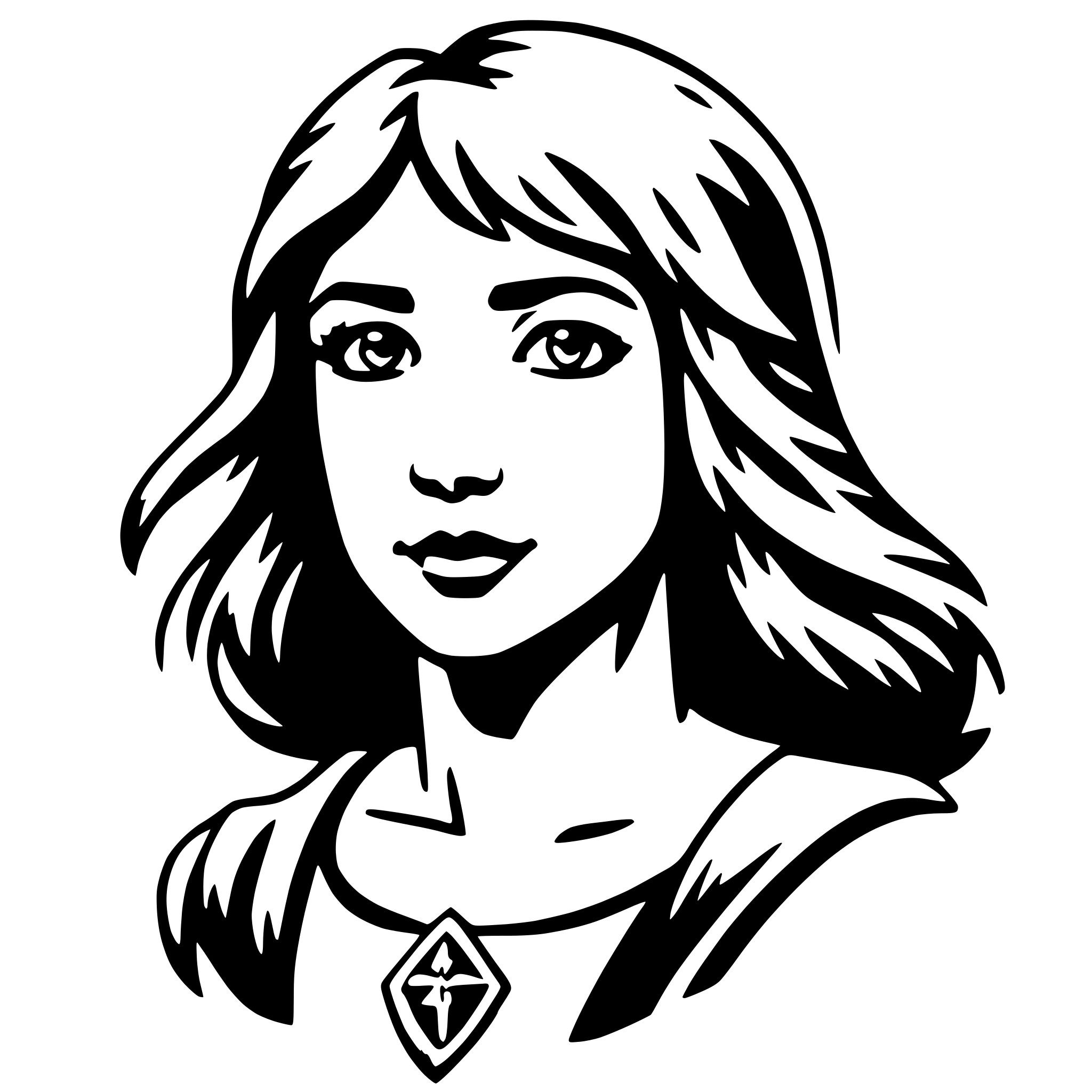 AI-generated SVG of 'arianrhod'