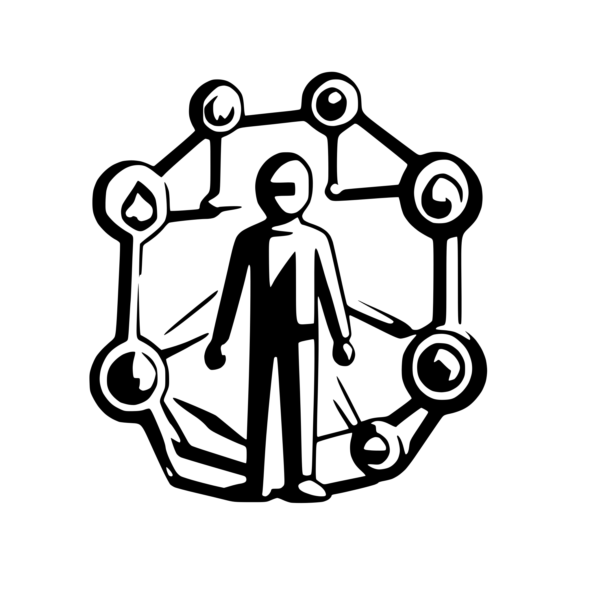 AI-generated SVG of a network graph vizualization where nodes are people, abstract and clean AI-generated SVG of a network graph vizualization where nodes are people, abstract and clean