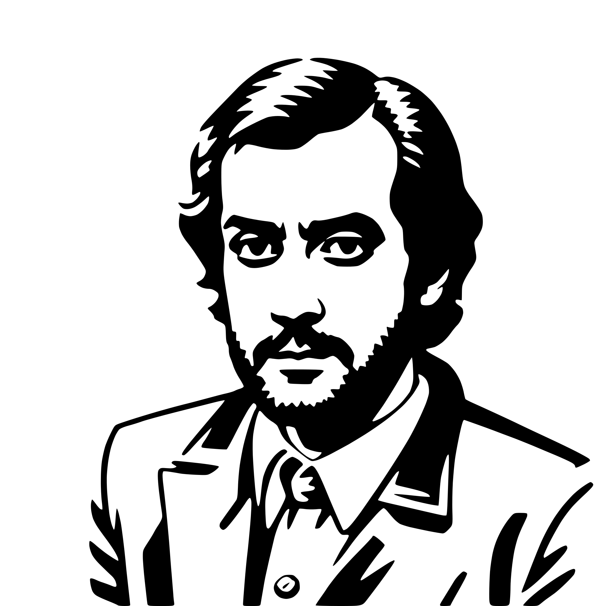 AI-generated SVG of a stanley kubrick