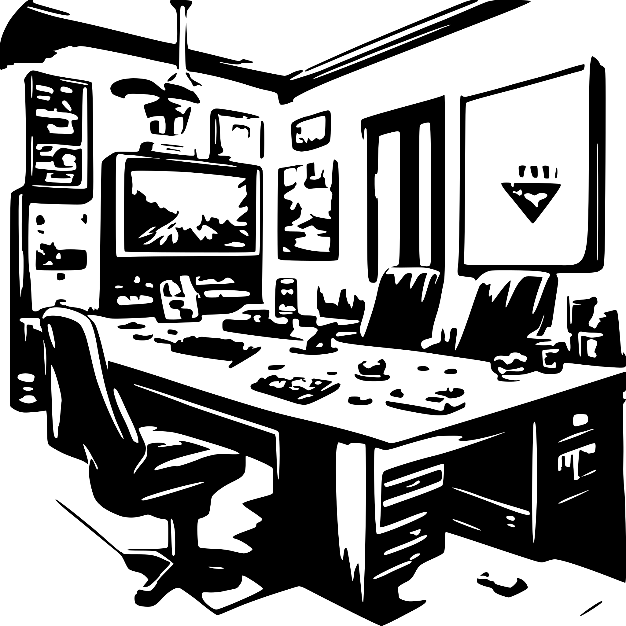 AI-generated SVG of a Gaming Room