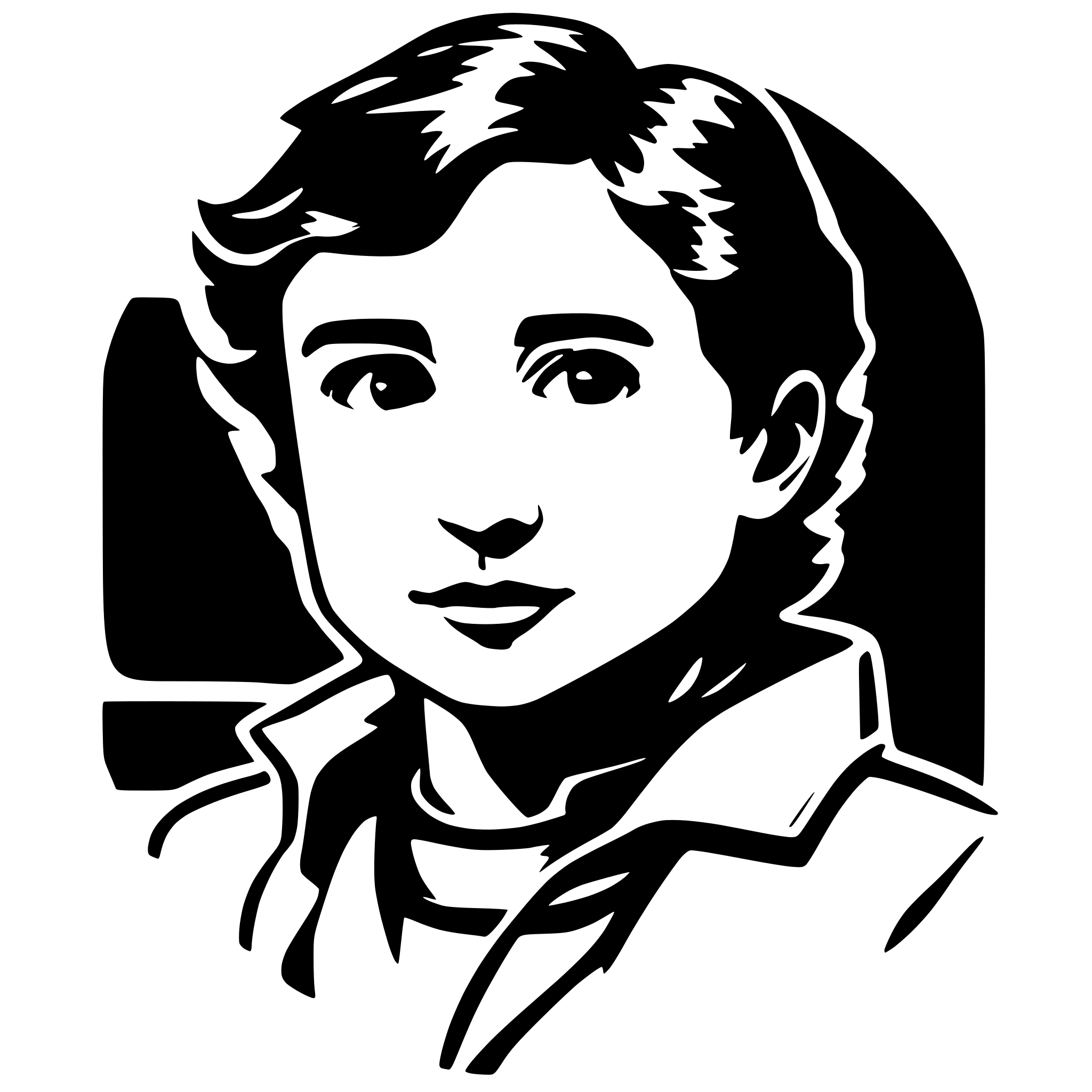 AI-generated SVG of 'TESLA BOY'