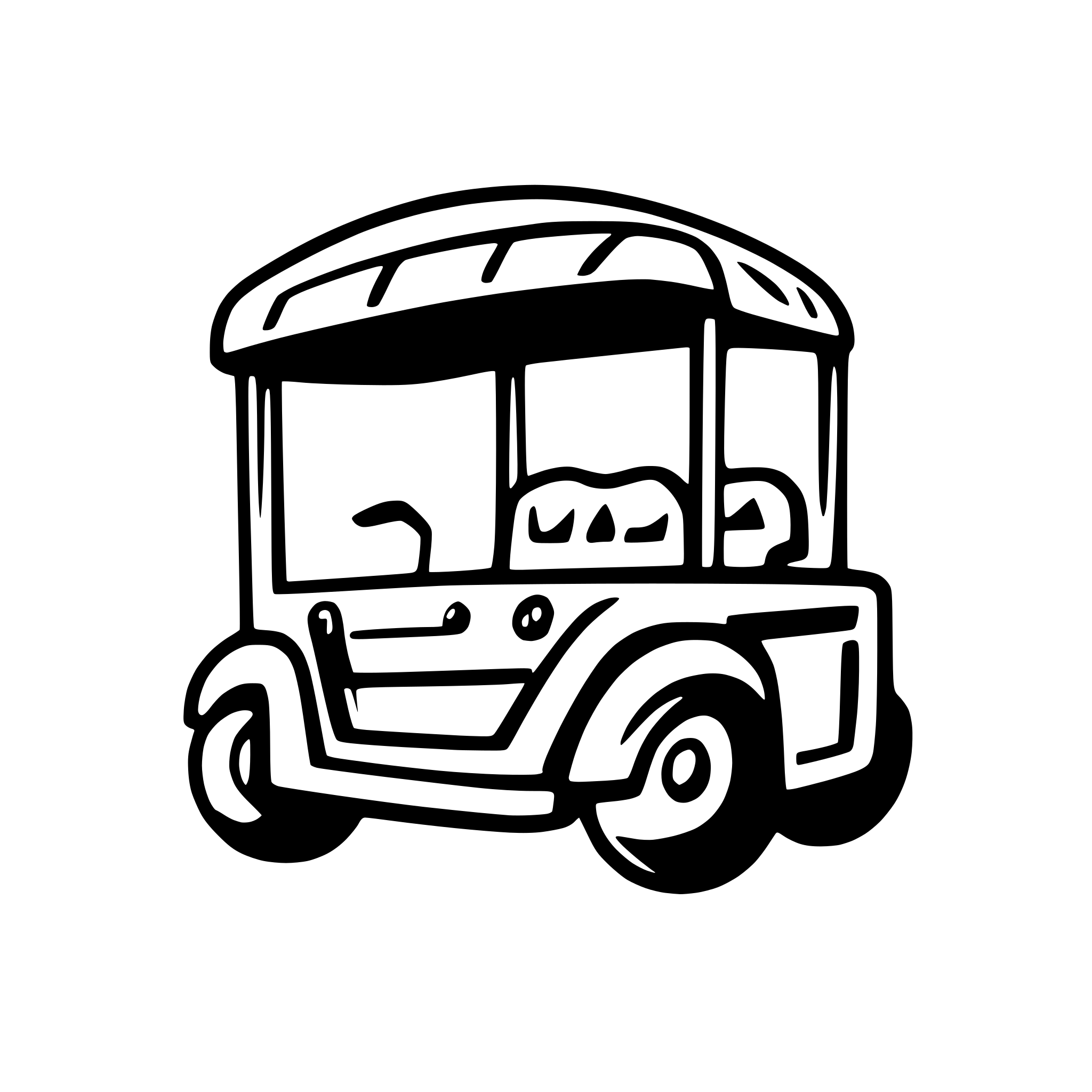 AI-generated SVG of a golf cart
