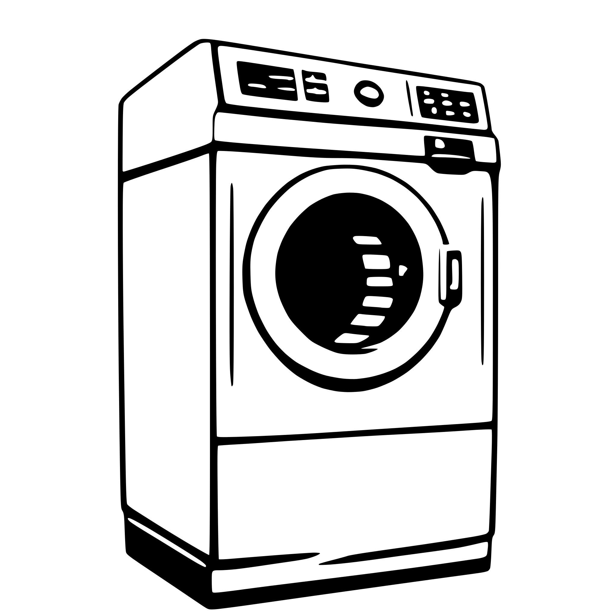AI-generated SVG of 'forward facing washing machine'