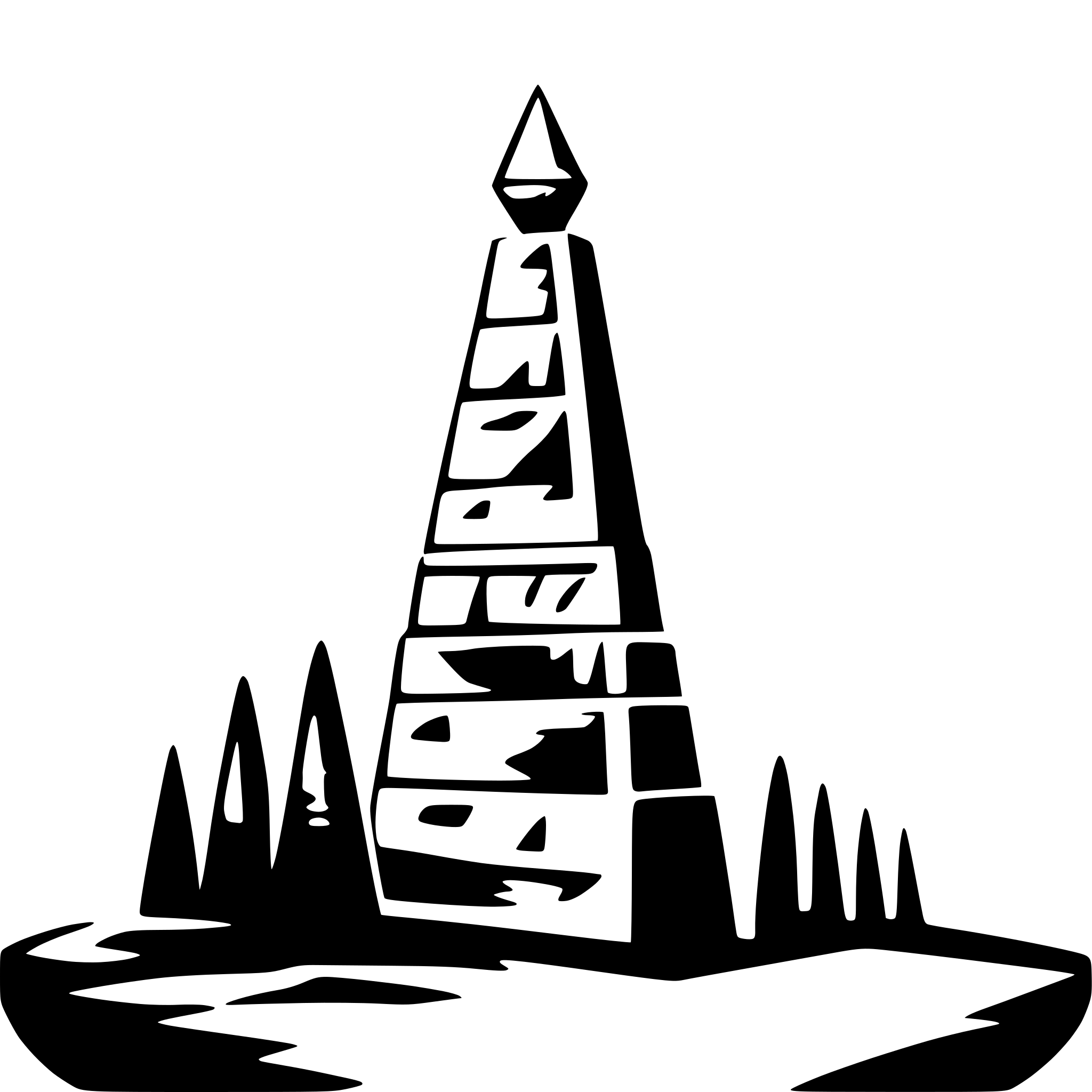 AI-generated SVG of 'pyramids'