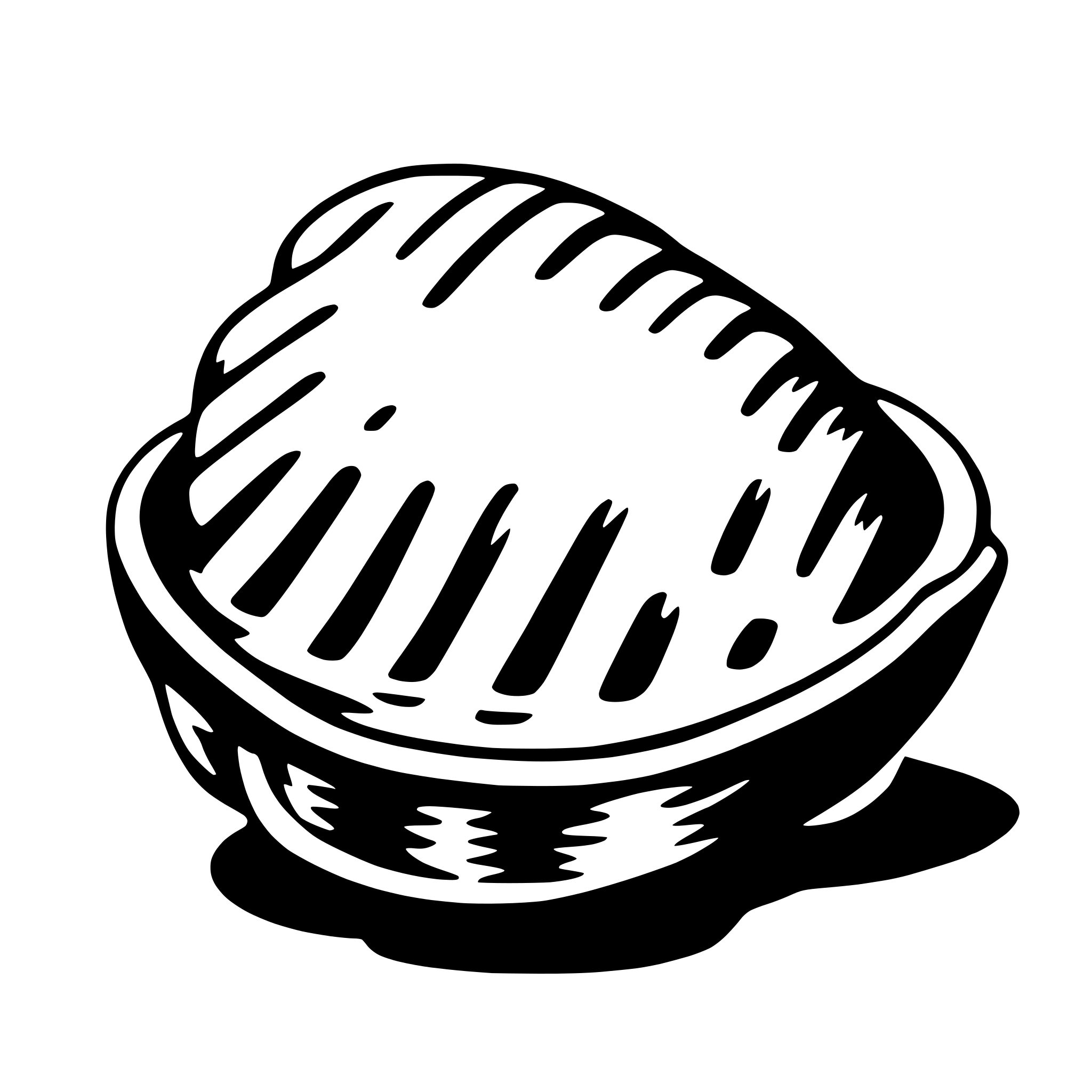 AI-generated SVG of 'clam'