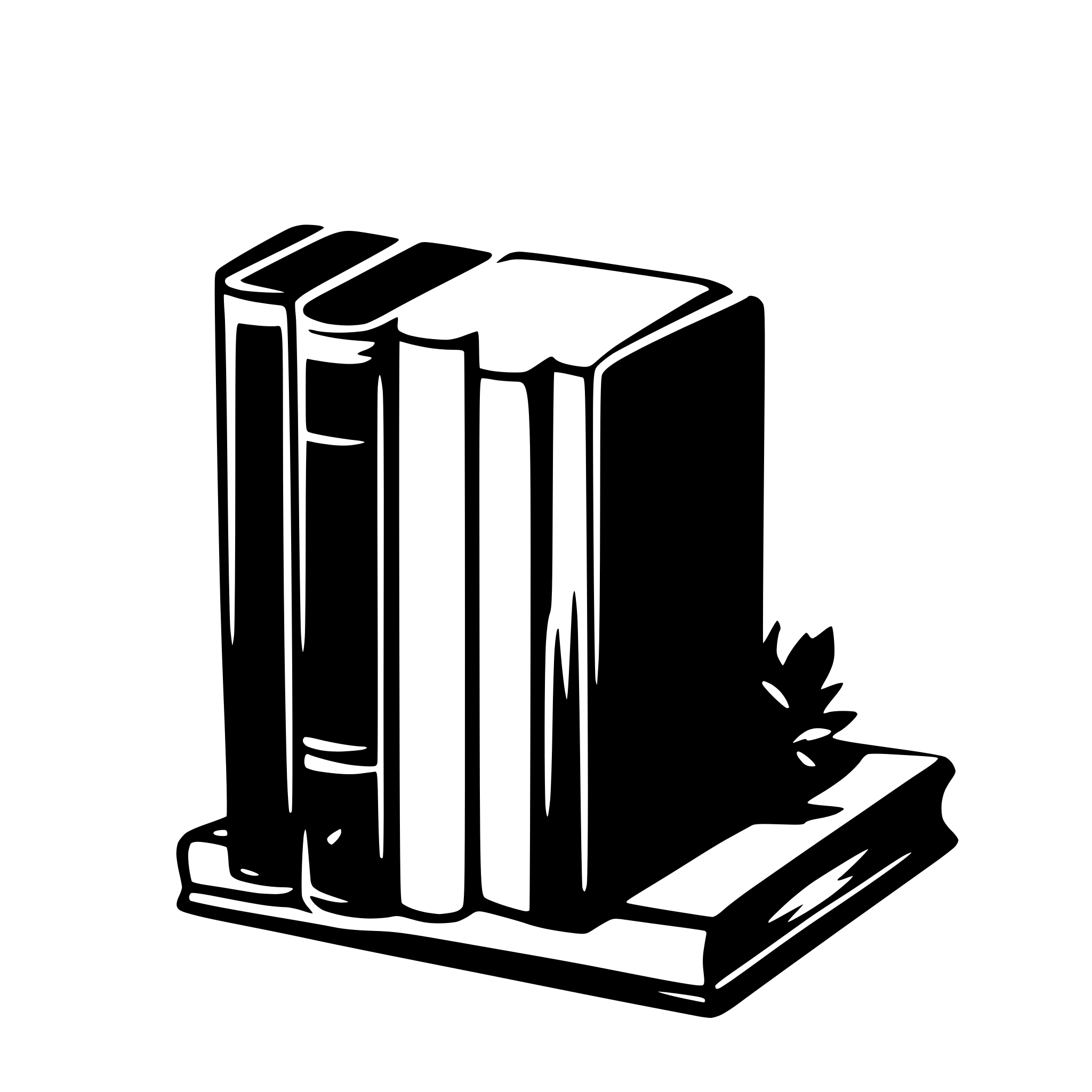 AI-generated SVG of 'book spine'