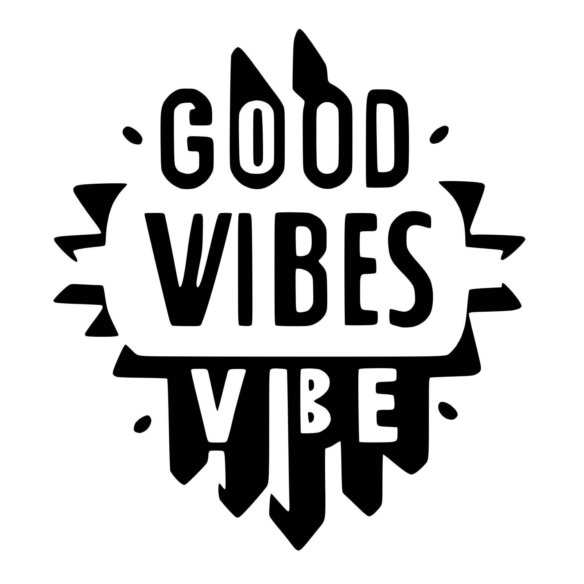 AI-generated SVG of a Good Vibes