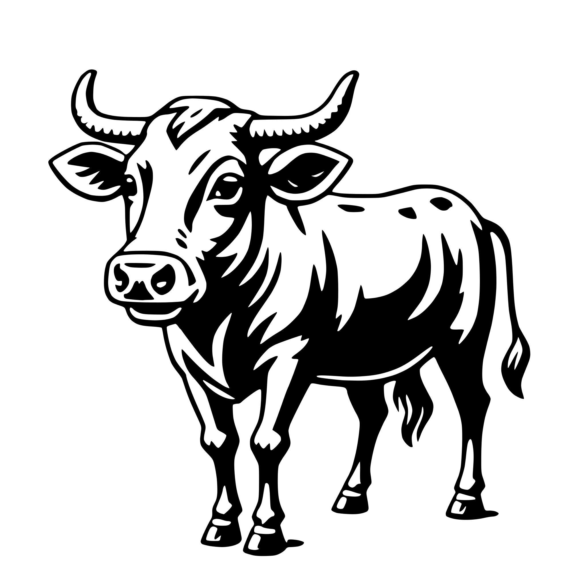 AI-generated SVG of a beef
