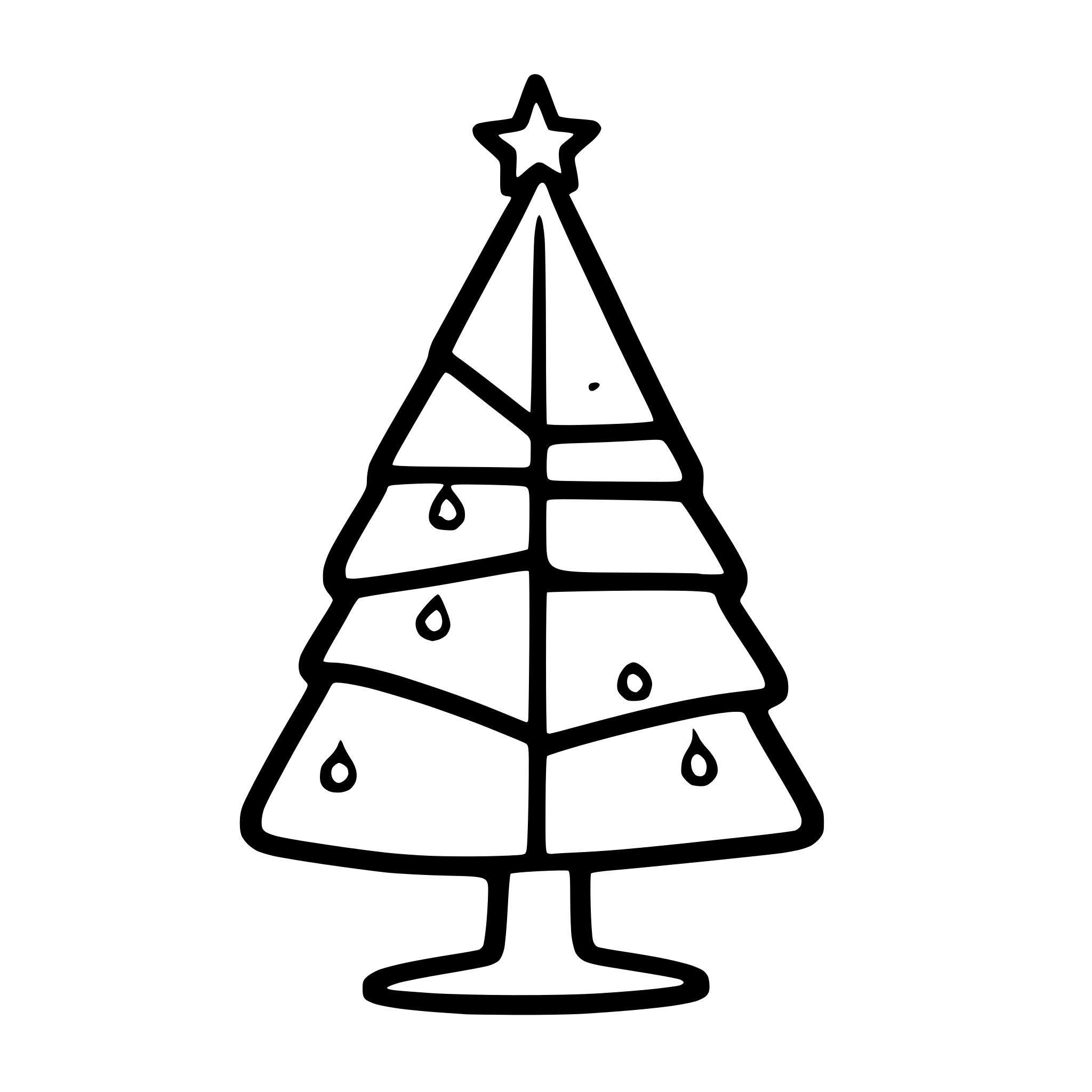 AI-generated SVG of a christmas tree