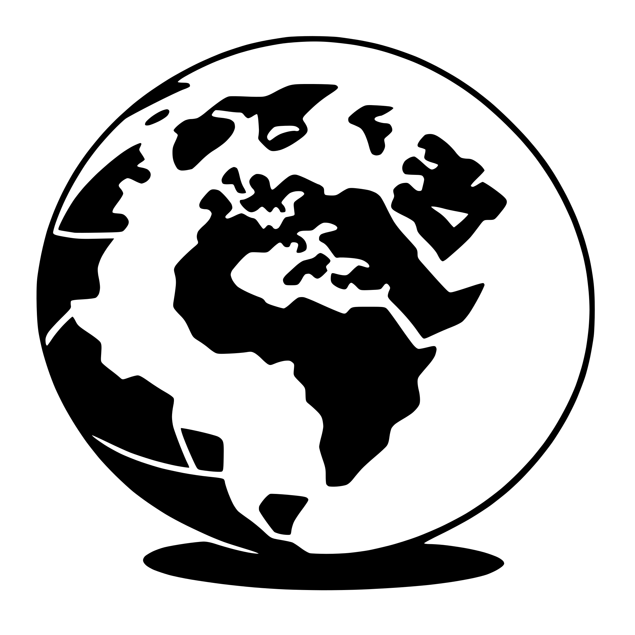 AI-generated SVG of 'global distribution'