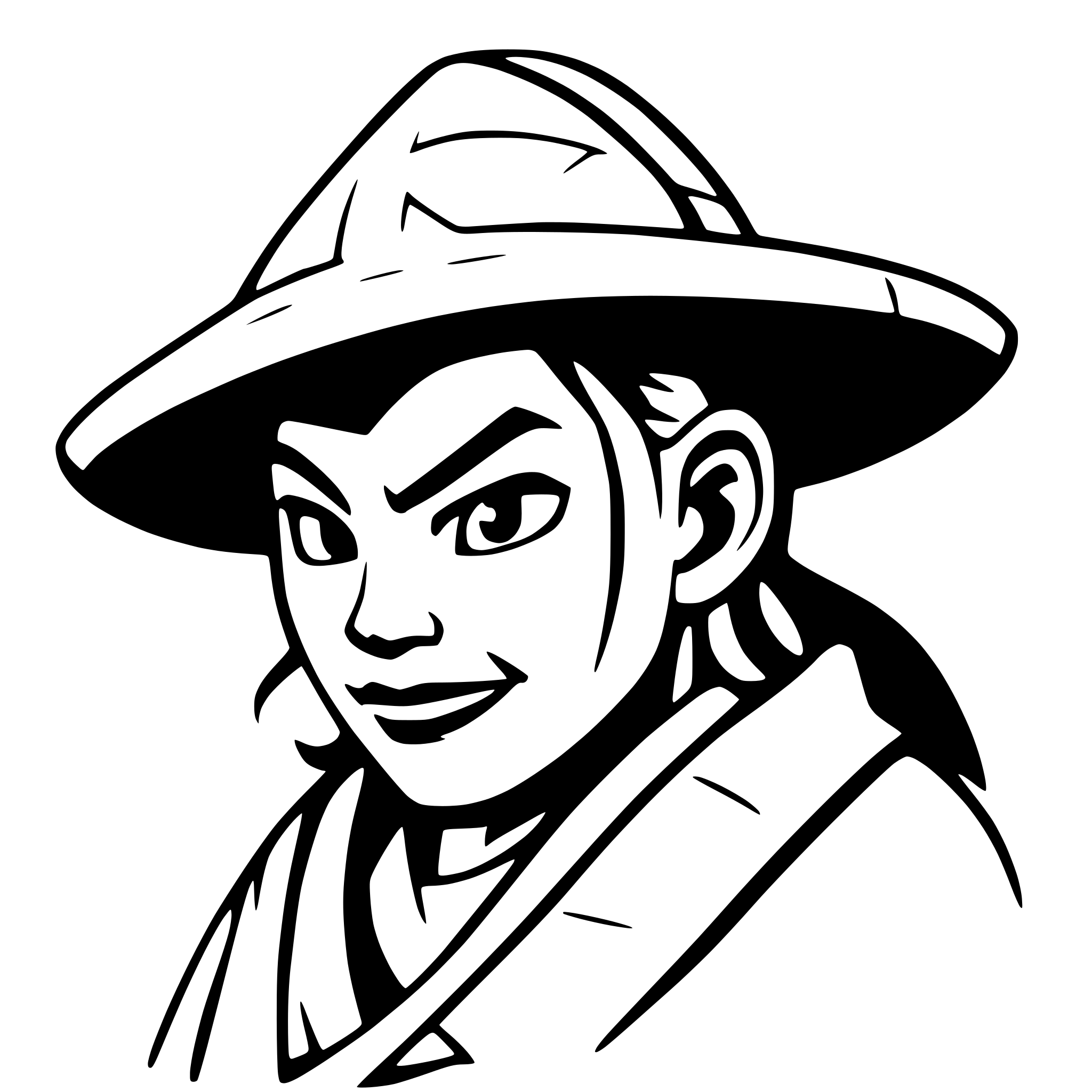 AI-generated SVG of a old samurai, side view, nostalgic
