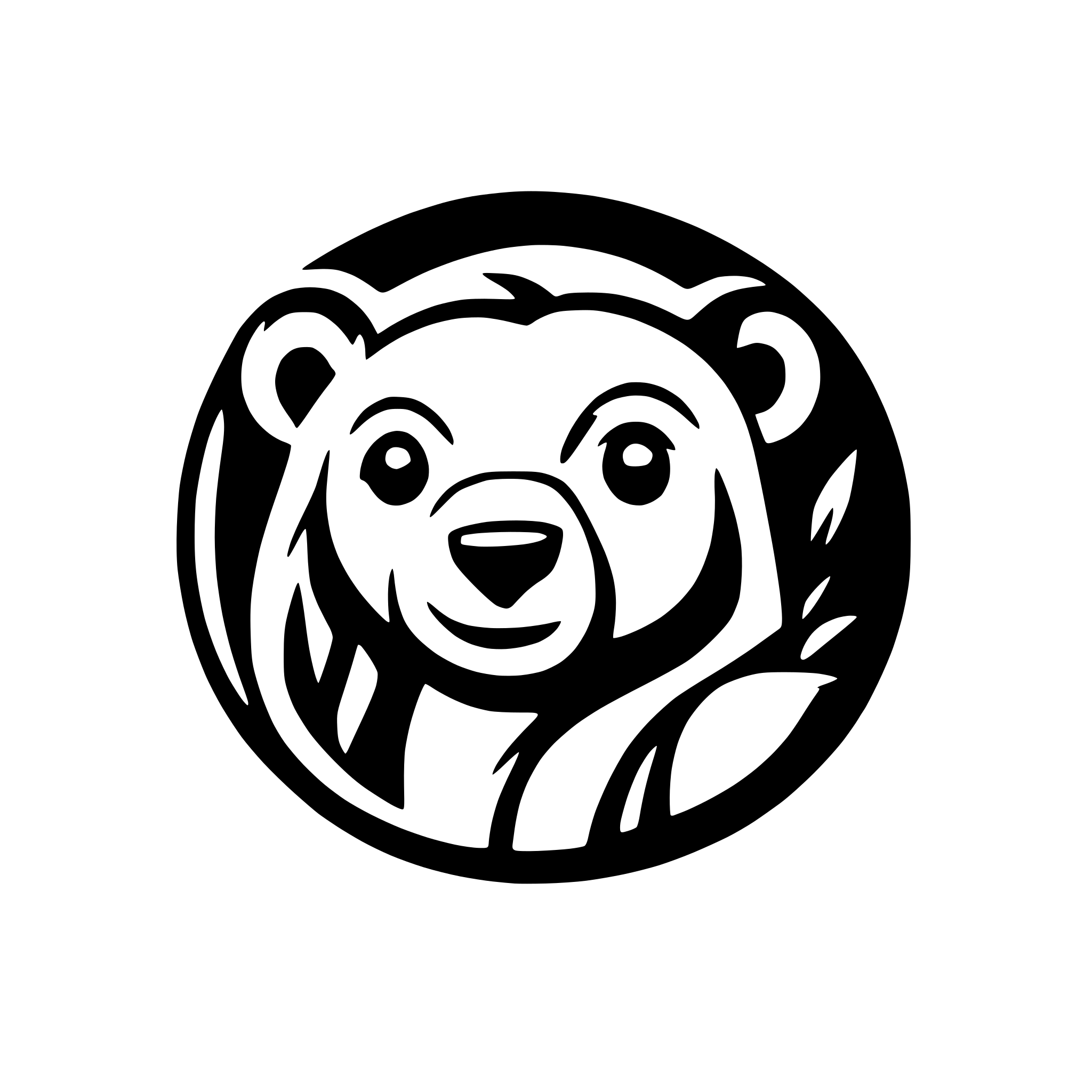 AI-generated SVG of a Preciso de um logo que tenha um urso e as iniciais M10