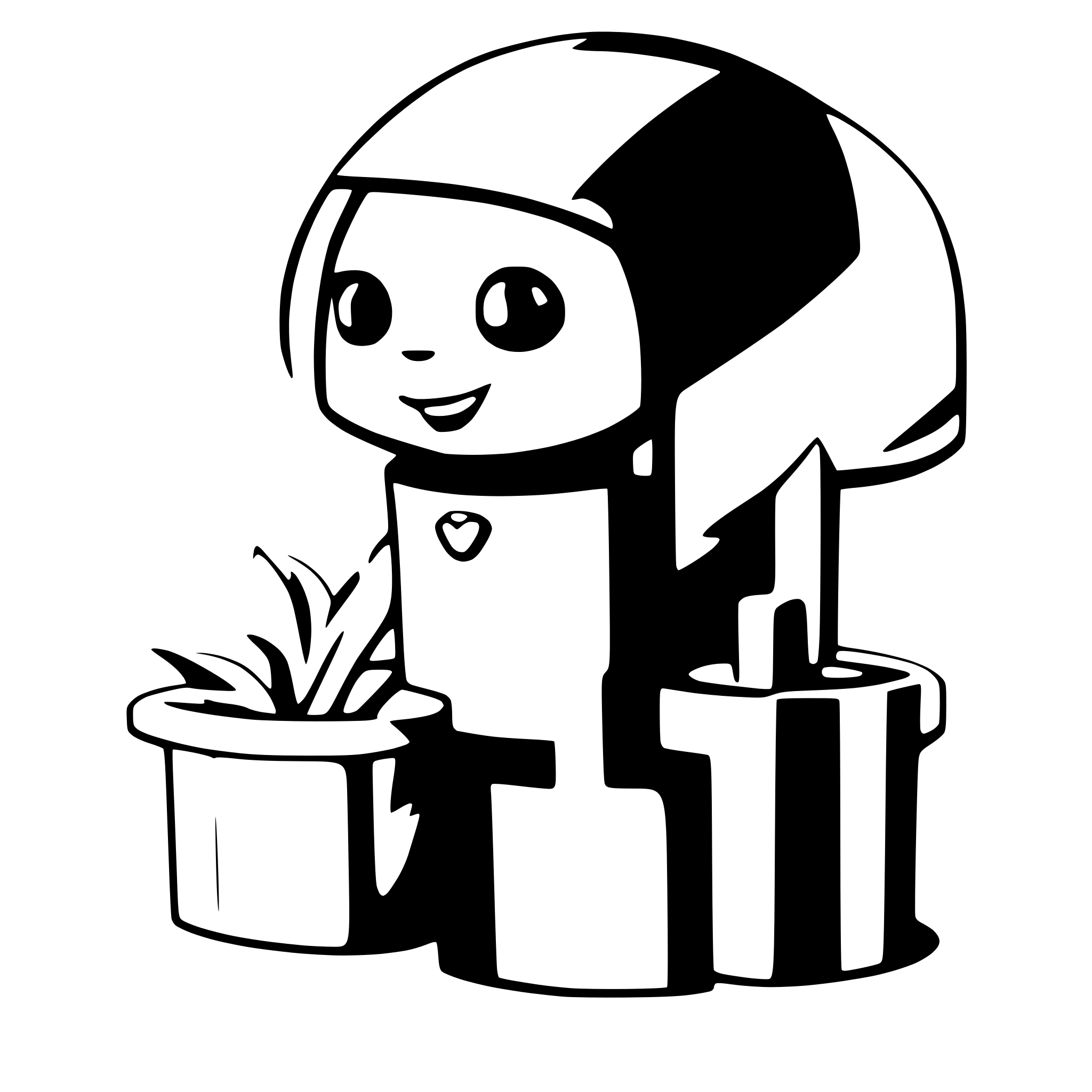 AI-generated SVG of a i want a coloring book