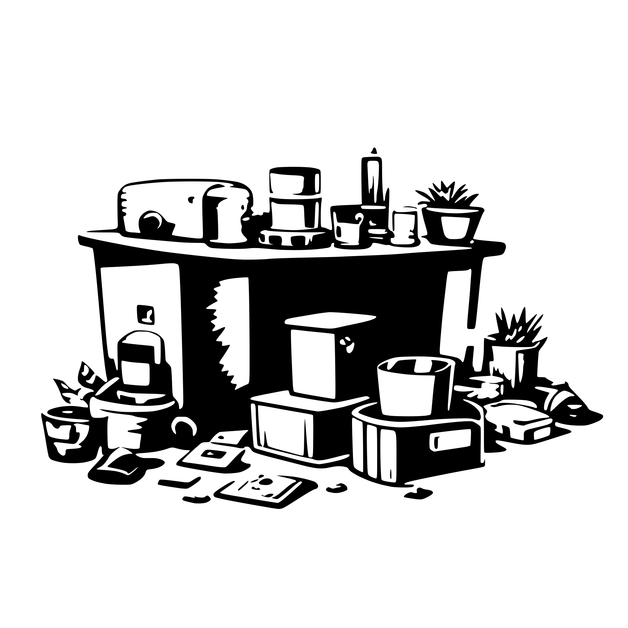 AI-generated SVG of 'Home Junk'