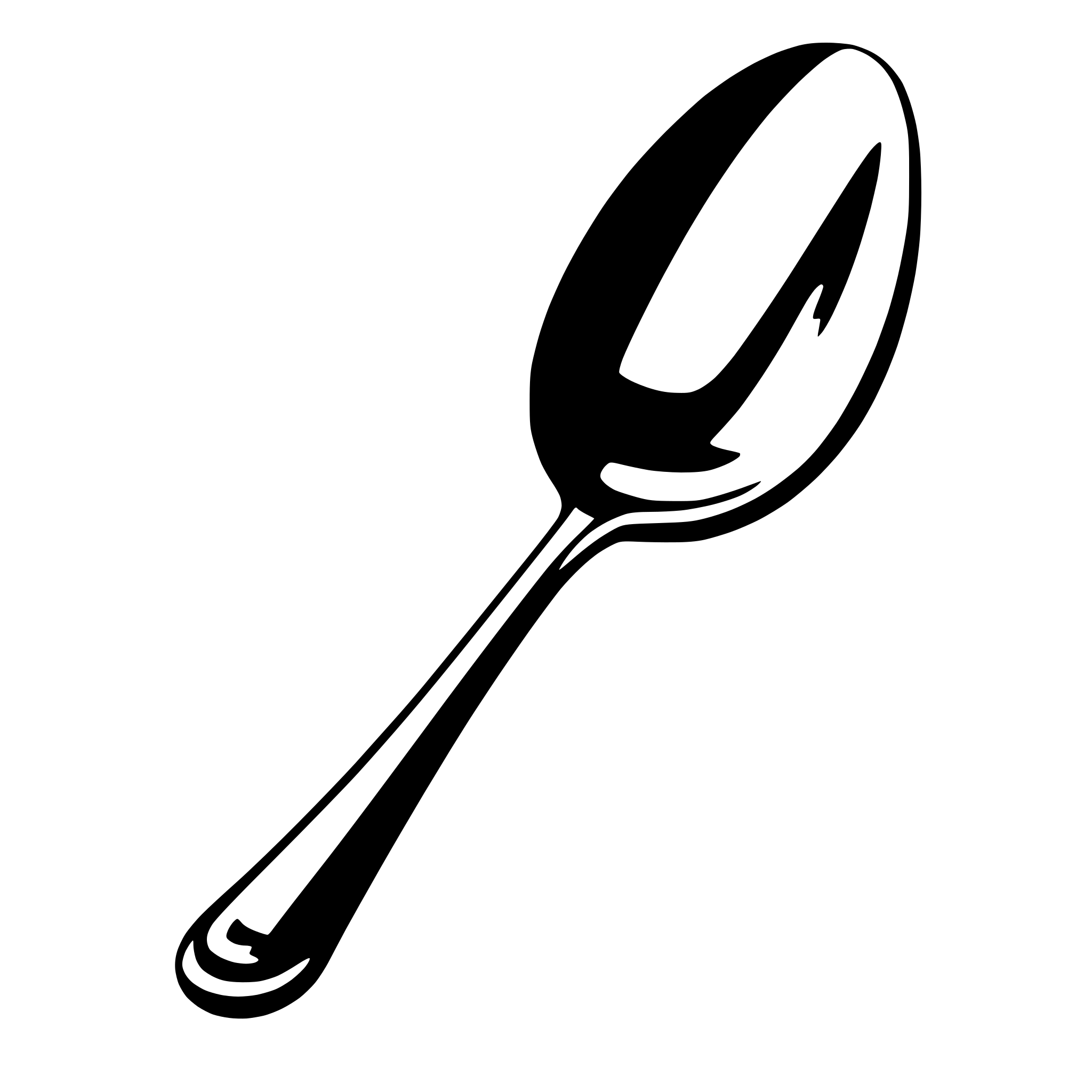 AI-generated SVG of a spoon