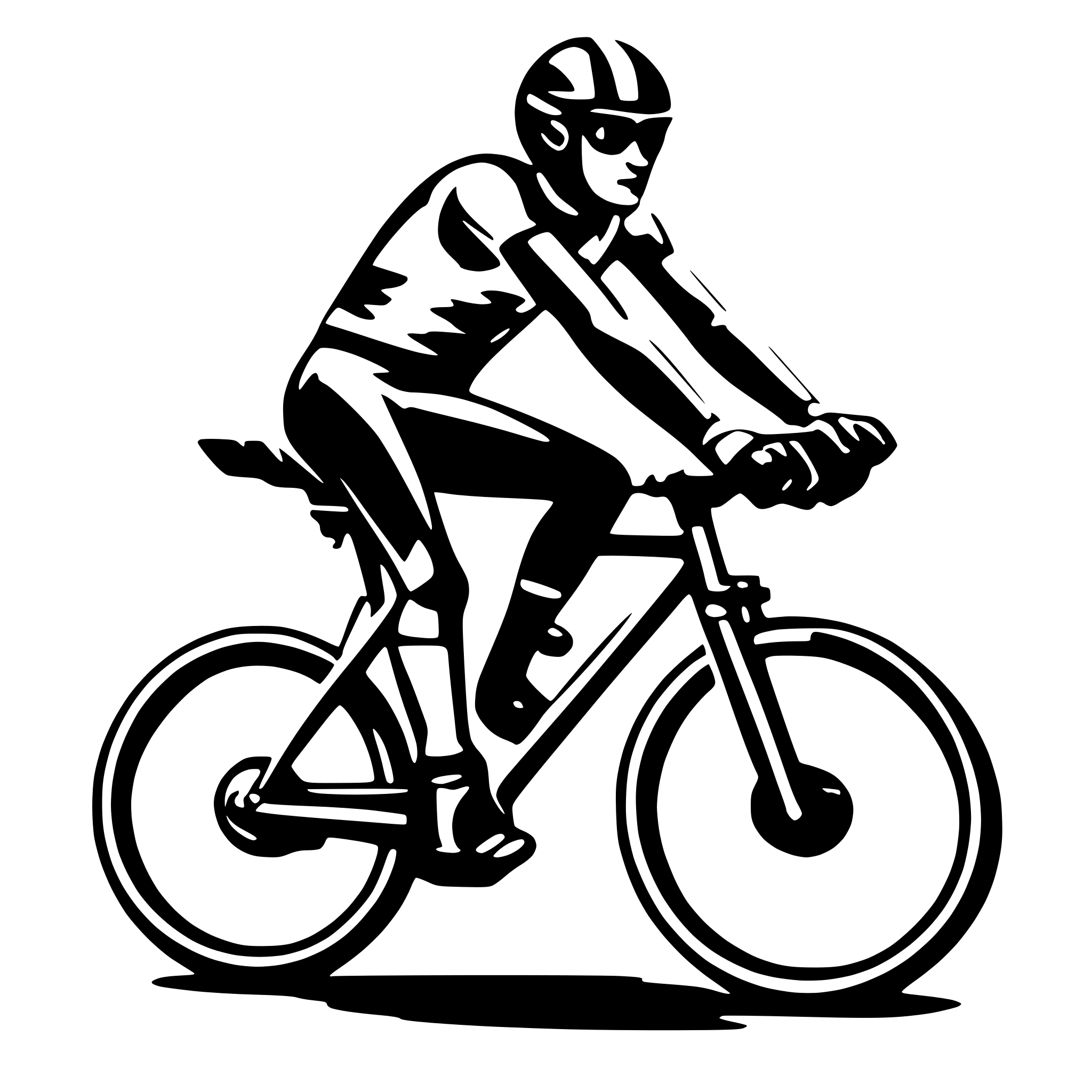 AI-generated SVG of 'racing bike'