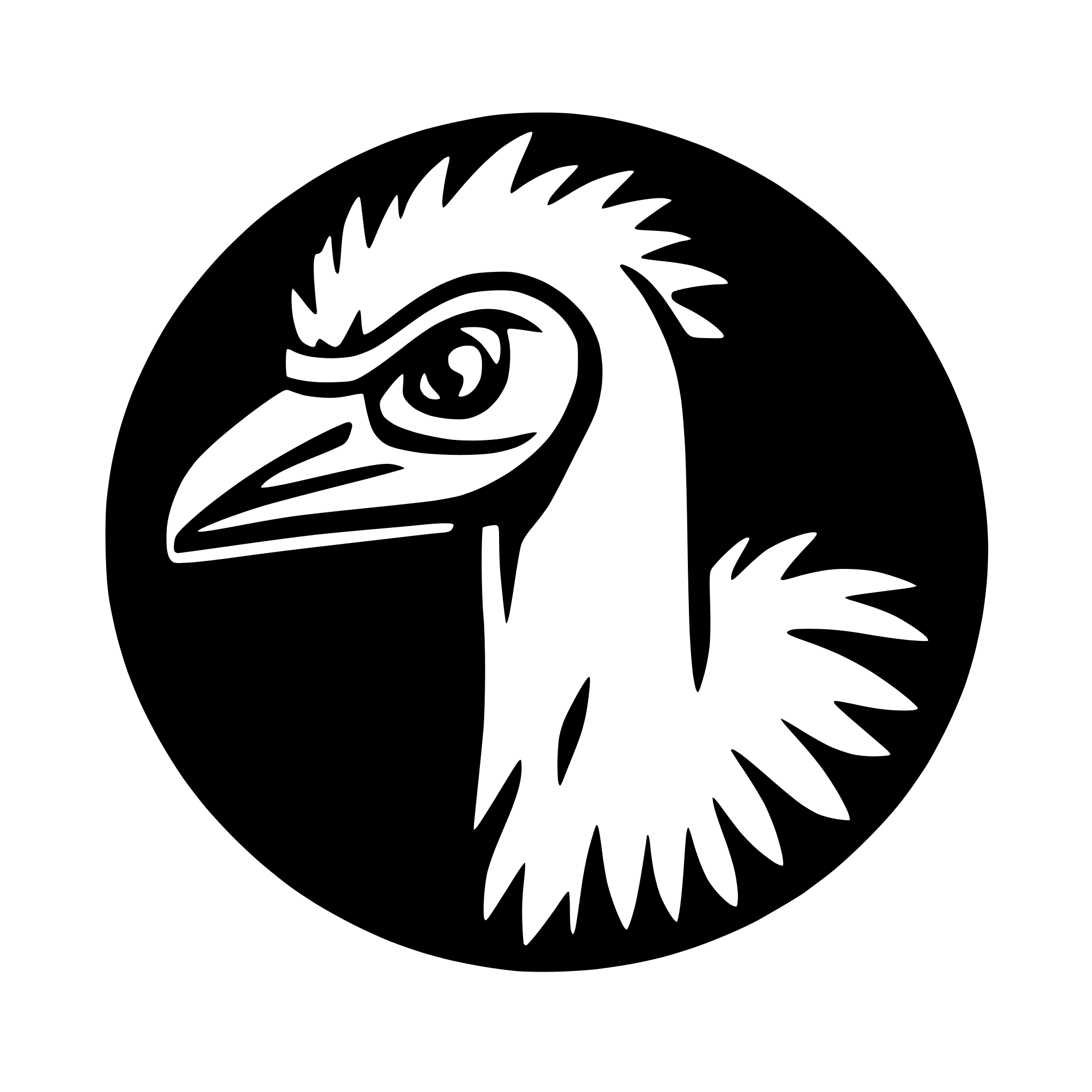 AI-generated SVG of 'An emu as a logo'