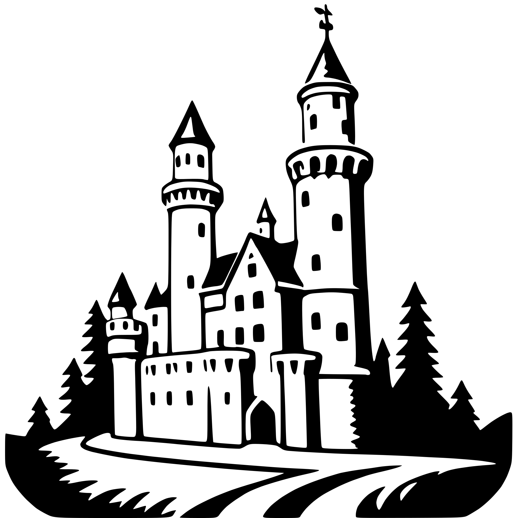 AI-generated SVG of 'neuschwanstein castle'