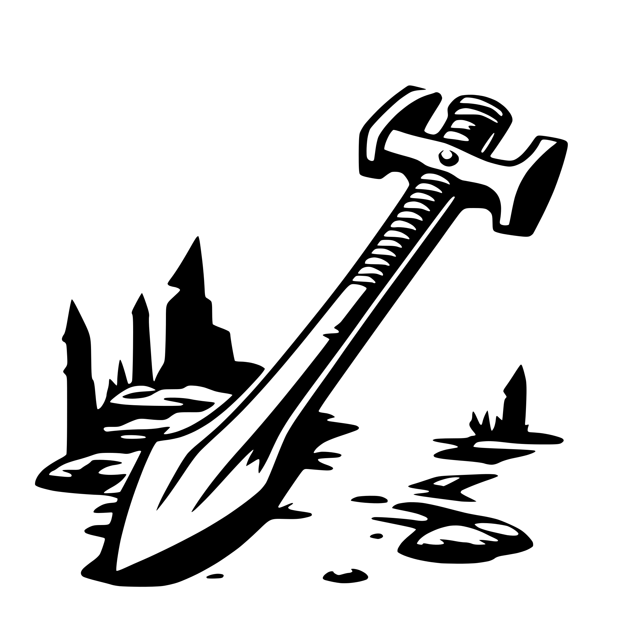 AI-generated SVG of 'a War hammer weapon'