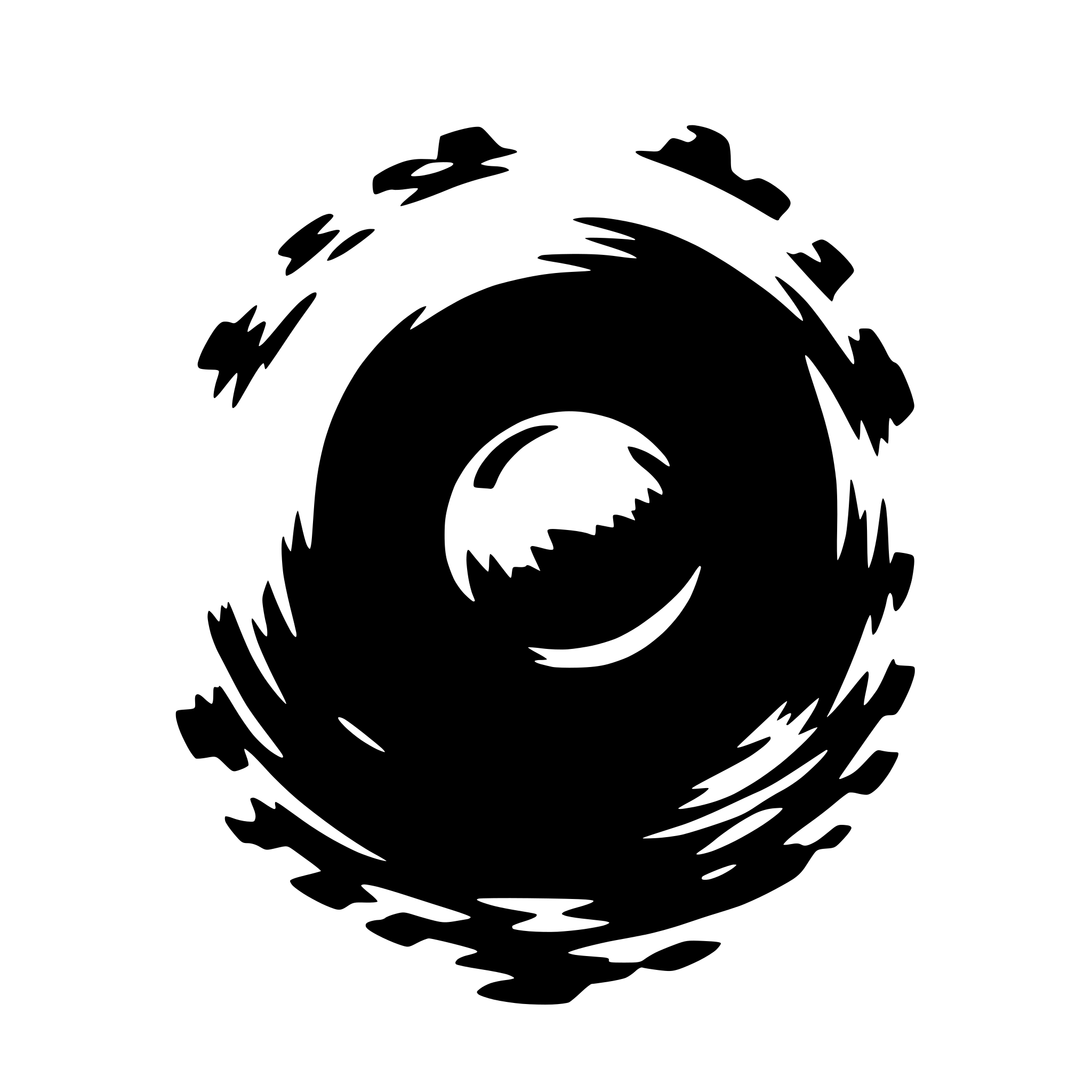AI-generated SVG of a black hole