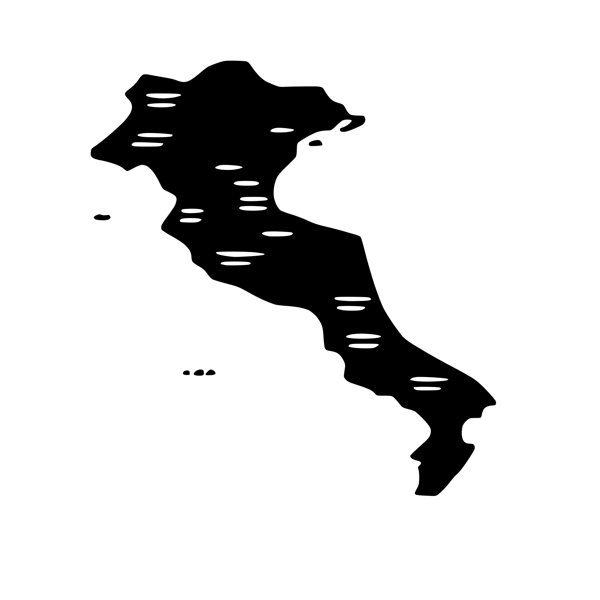 AI-generated SVG of a A map showing the Gulf of Mexico