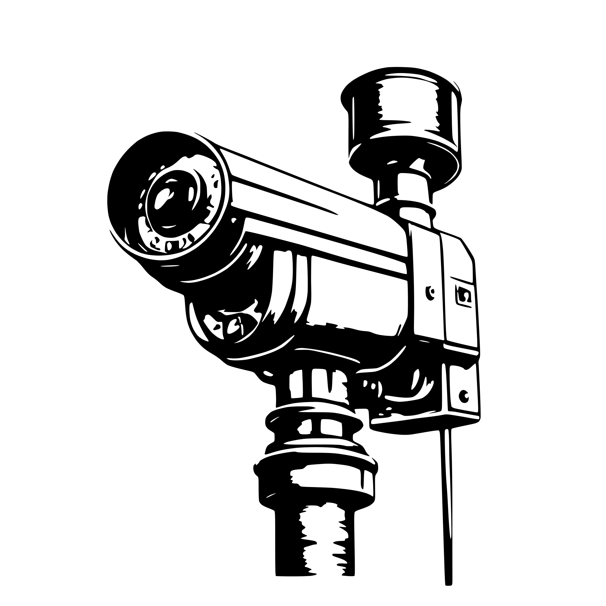 AI-generated SVG of 'video surveillance camera'